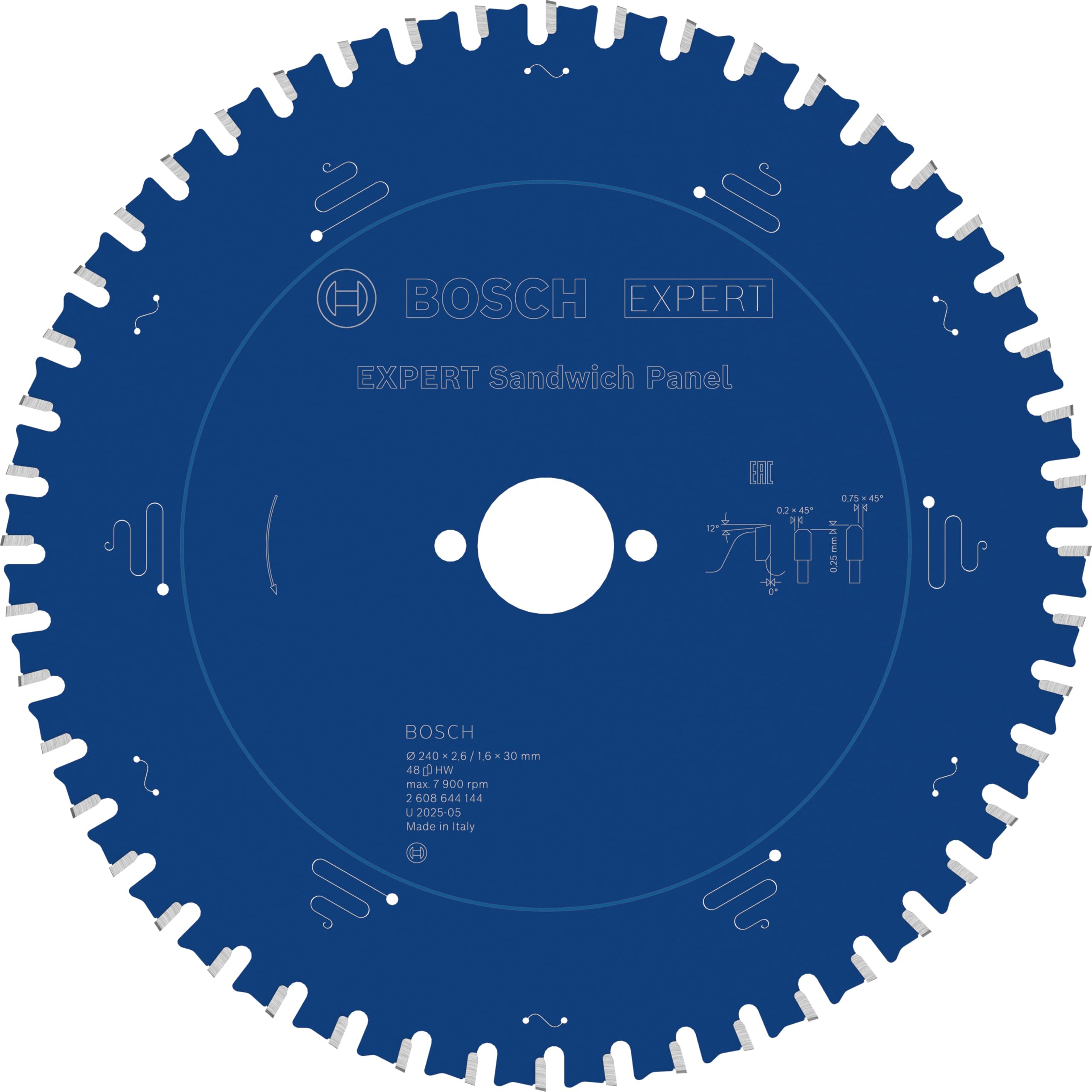 bosch-professional-expert-for-sandwich-panel-kreiss-geblatt-190-x-30-x-2-mm-36-z image 6