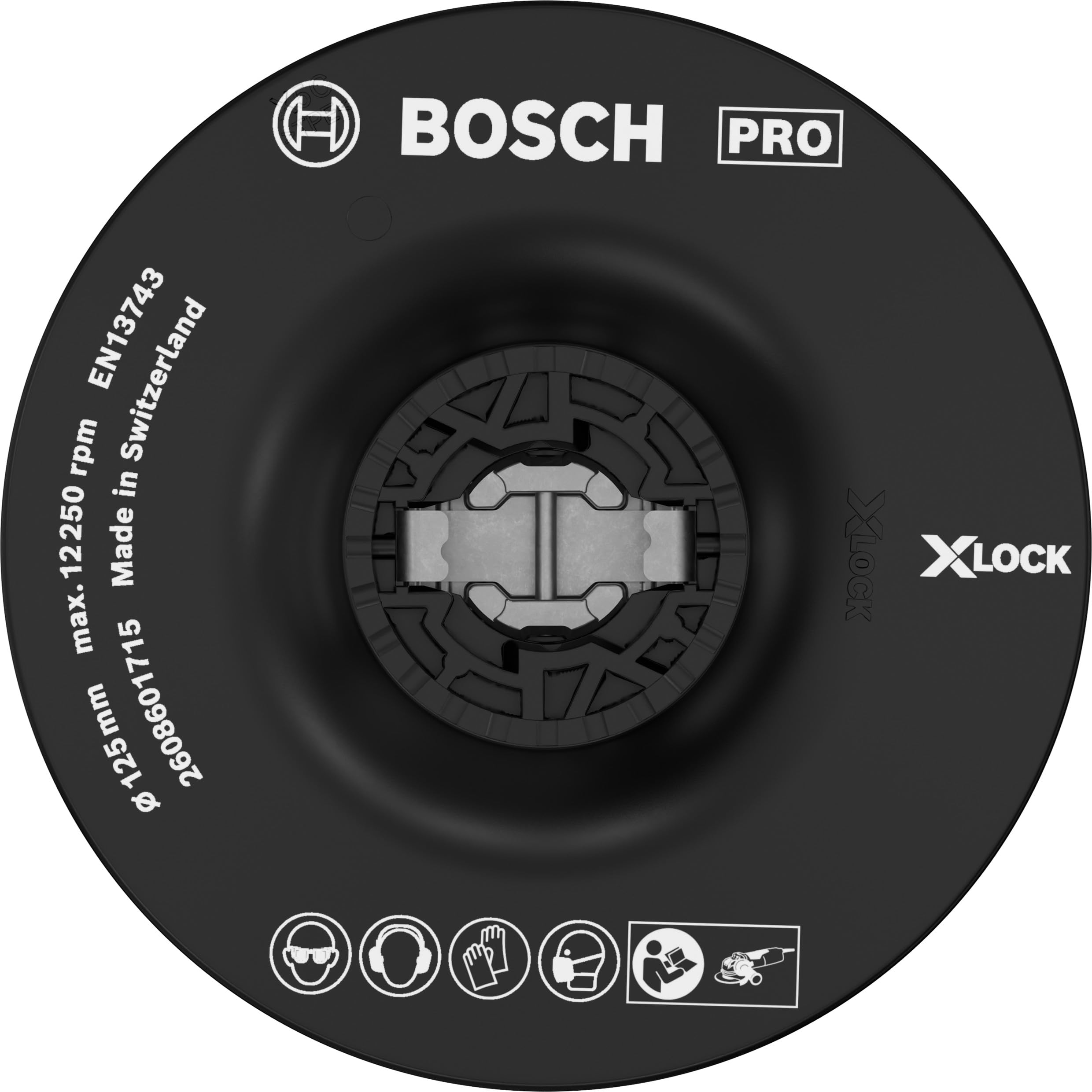 bosch-pro-backing-pad-x-lock-125-mm-mittel-schleifteller-f-r-kleine-winkelschlei image 1