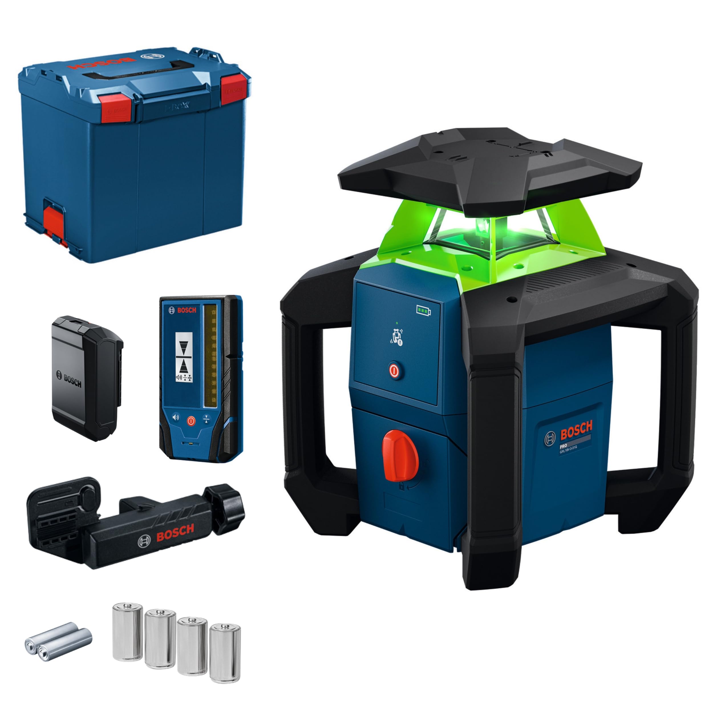 bosch-pro-grl18v-3-31g-rotationslaser-mit-gr-nem-laser-ip66-zweifache-stromverso image 1