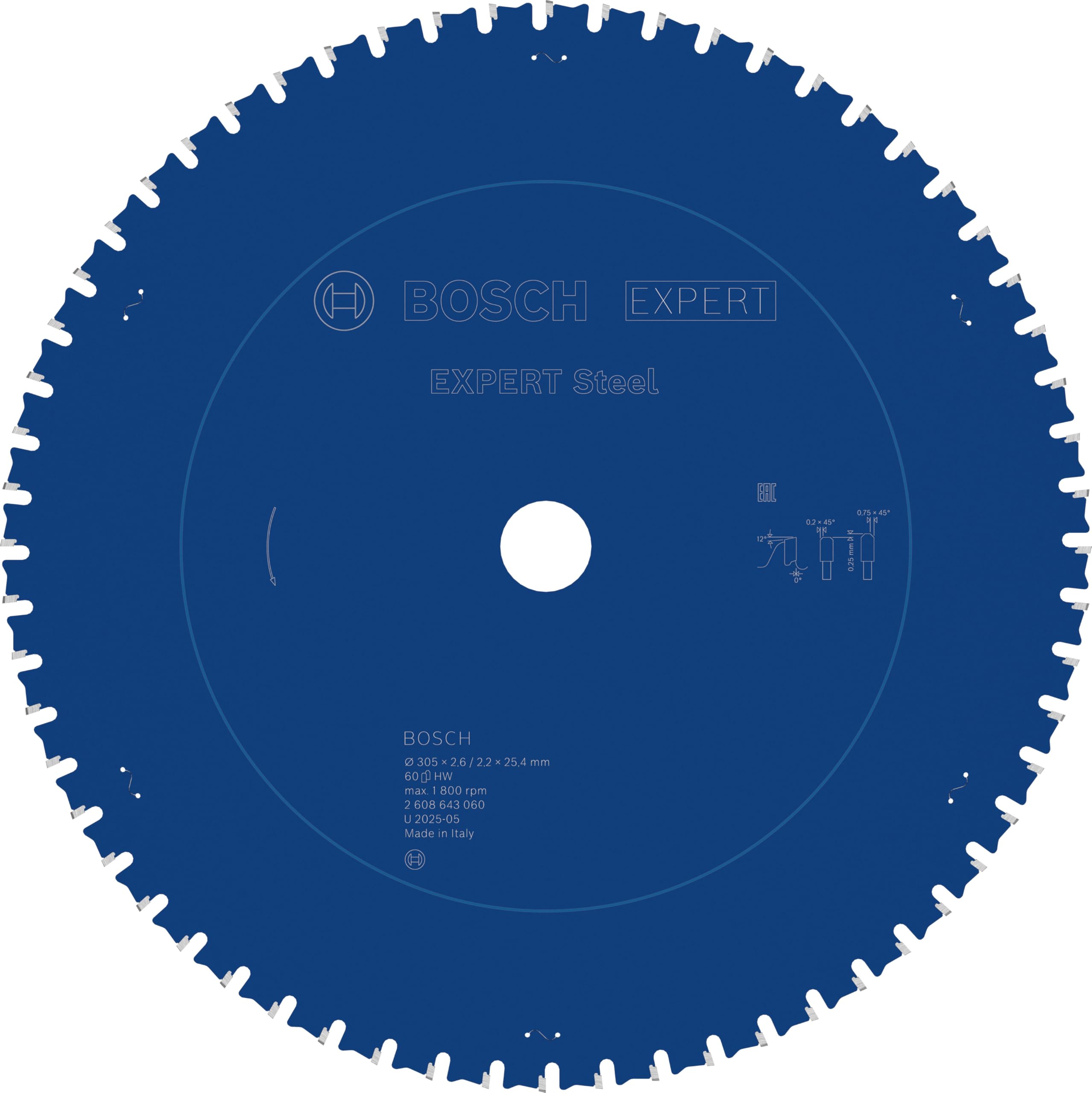 bosch-expert-for-steel-kreiss-geblatt-210-x-30-mm-48-z-hne-f-r-metall-trockensch image 8