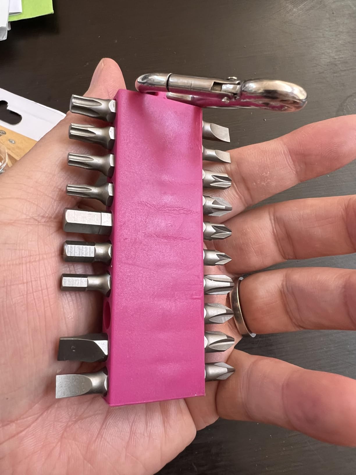 Gut, aber Karabiner wackelt