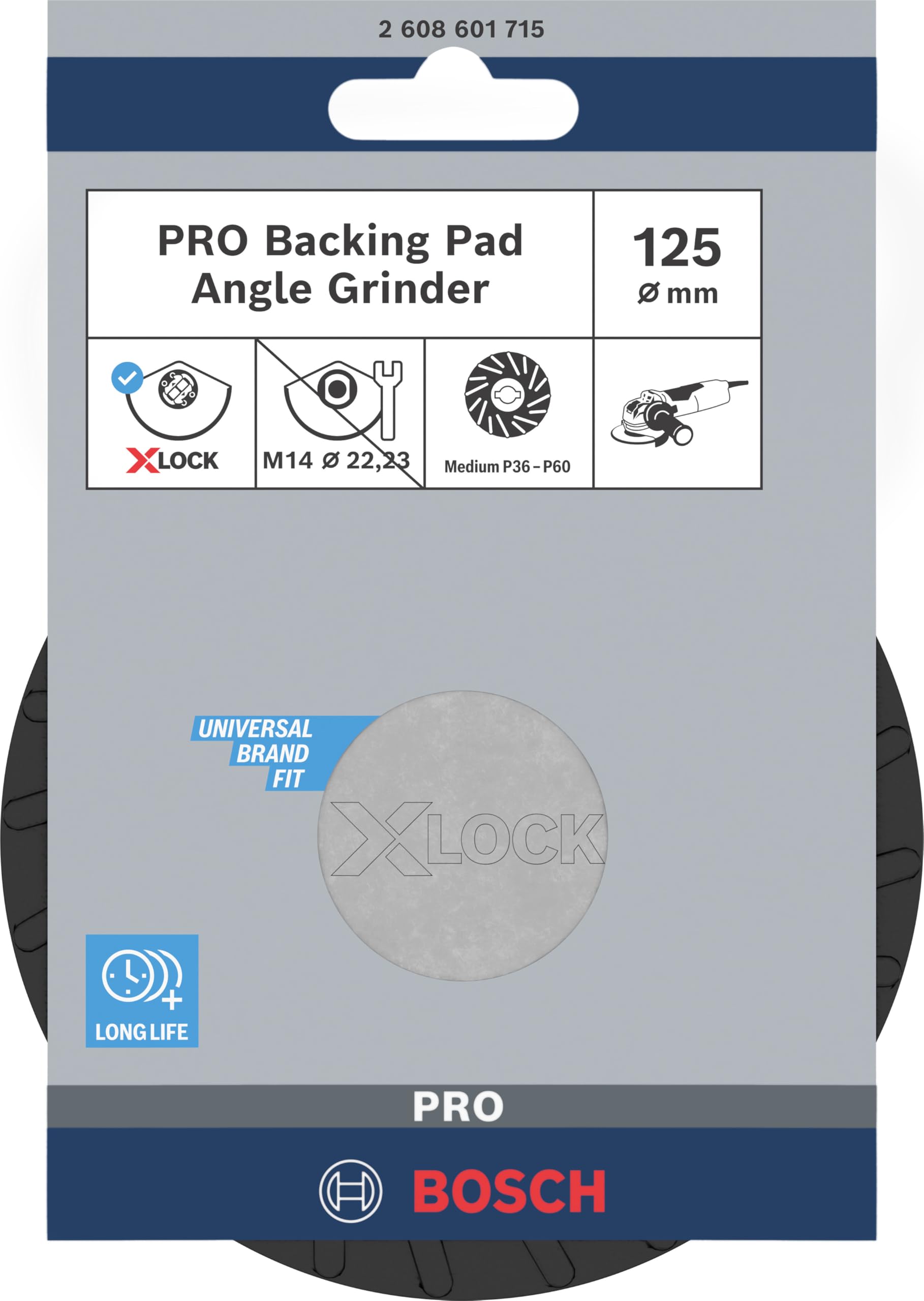 bosch-pro-backing-pad-x-lock-125-mm-mittel-schleifteller-f-r-kleine-winkelschlei image 2