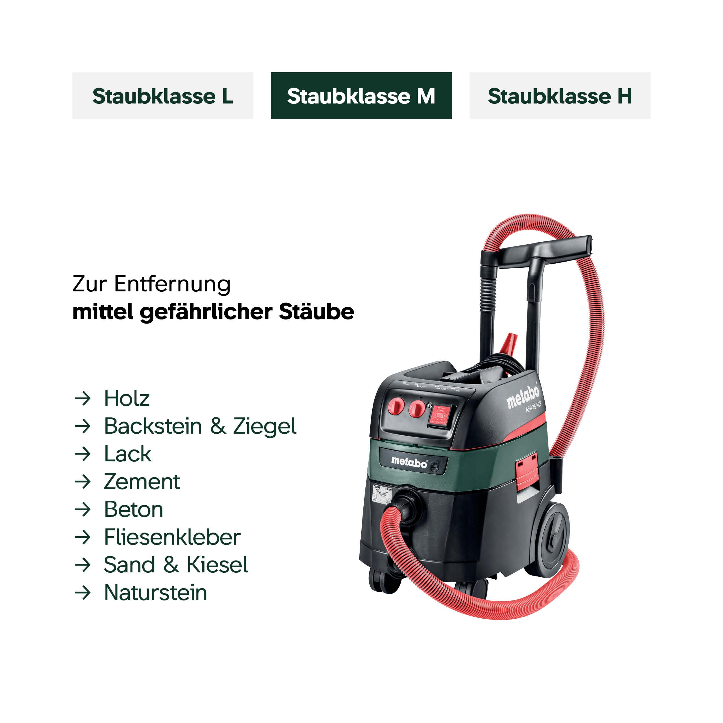 metabo-asr-35-m-acp-nass-trockensauger-staubklasse-m-1400-w-35-l-beh-lter-autocl image 6