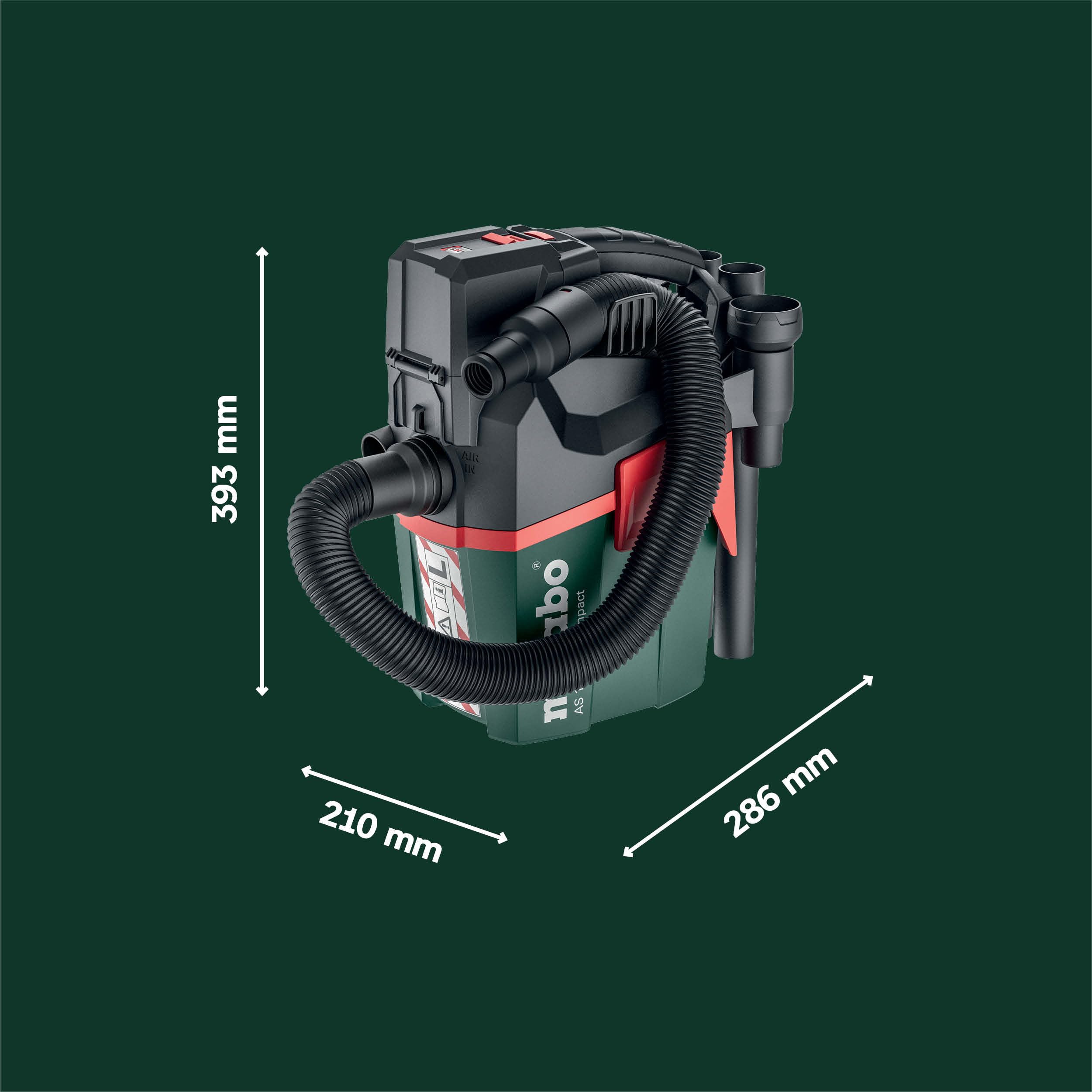 metabo-akku-sauger-as-18-l-pc-compact-18-v-industriesauger-nass-trockensauger-st image 5