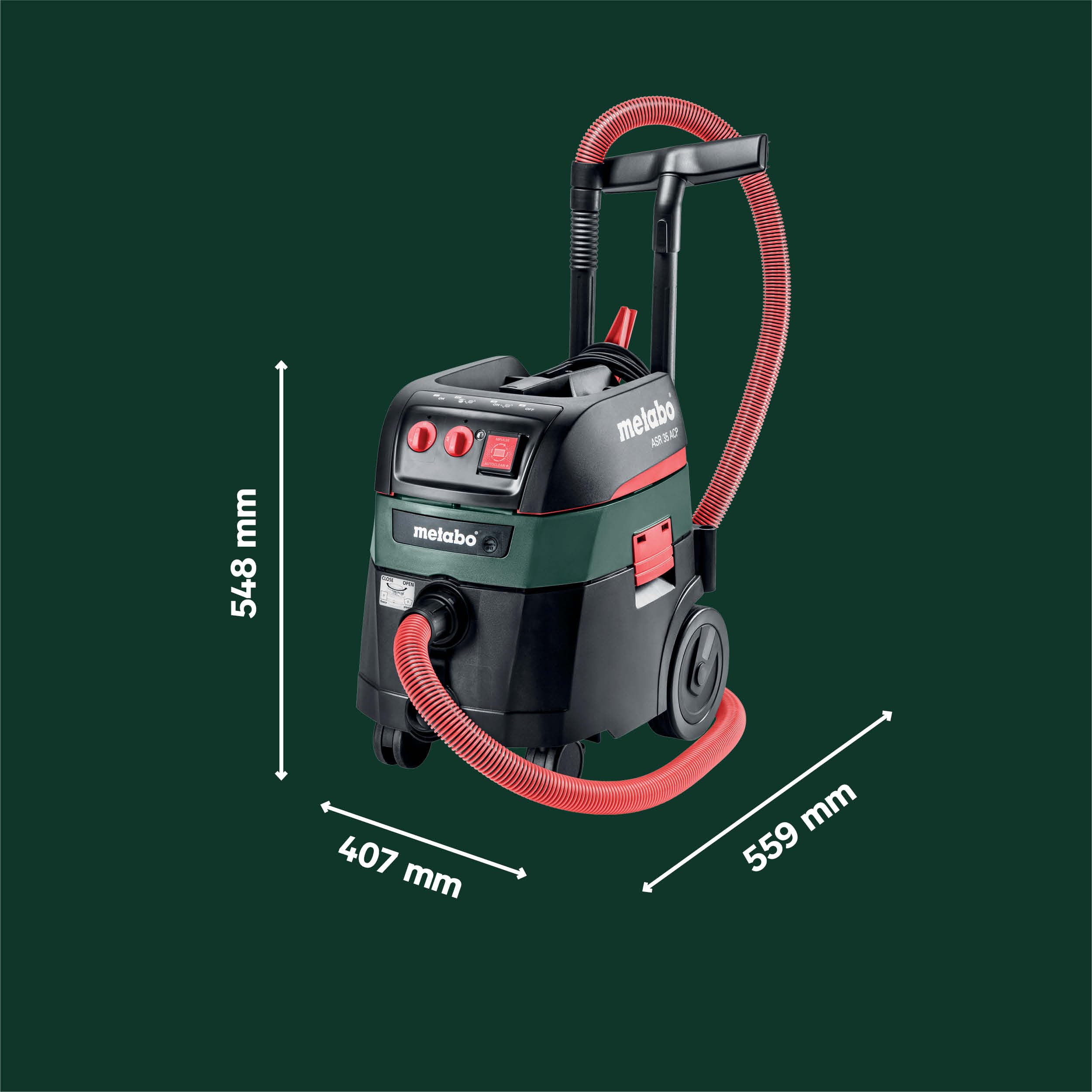 metabo-asr-35-m-acp-nass-trockensauger-staubklasse-m-1400-w-35-l-beh-lter-autocl image 5