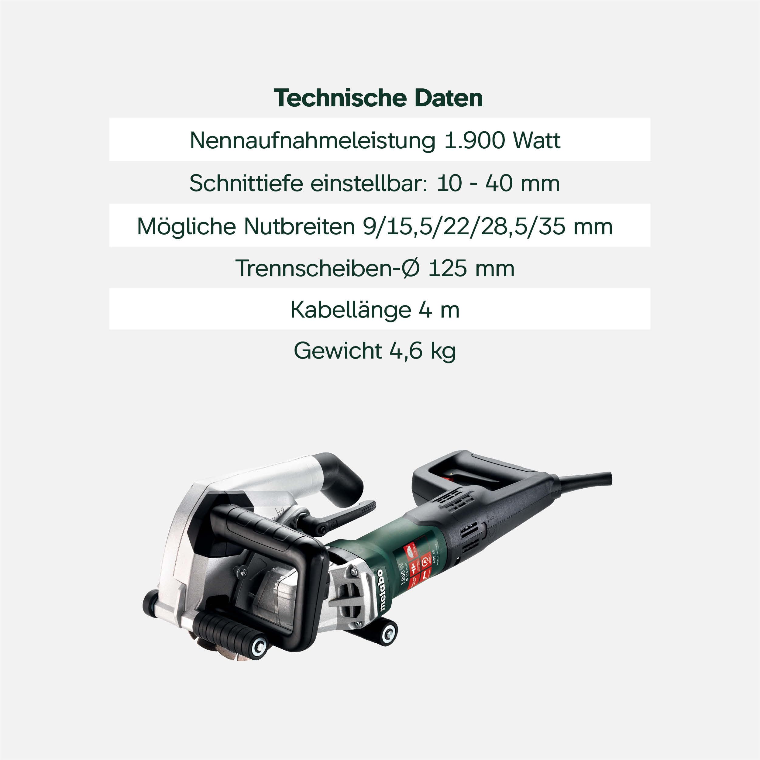 metabo-mfe-40-mauernutfr-se-604040500-fr-stiefe-bis-40-mm-f-r-kabel-und-leerrohr image 4