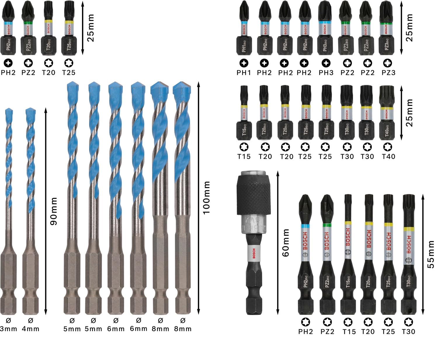 bosch-professional-35-teiliges-pro-impact-mixed-set-schrauberbits-multi-construc image 3