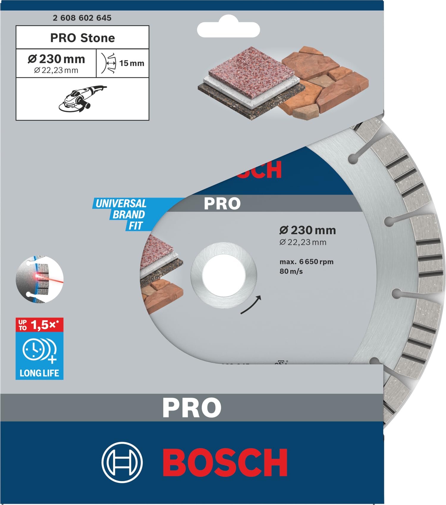 bosch-professional-diamanttrennscheibe-pro-stone-230-x-22-23-mm-f-r-stein-naturs image 2