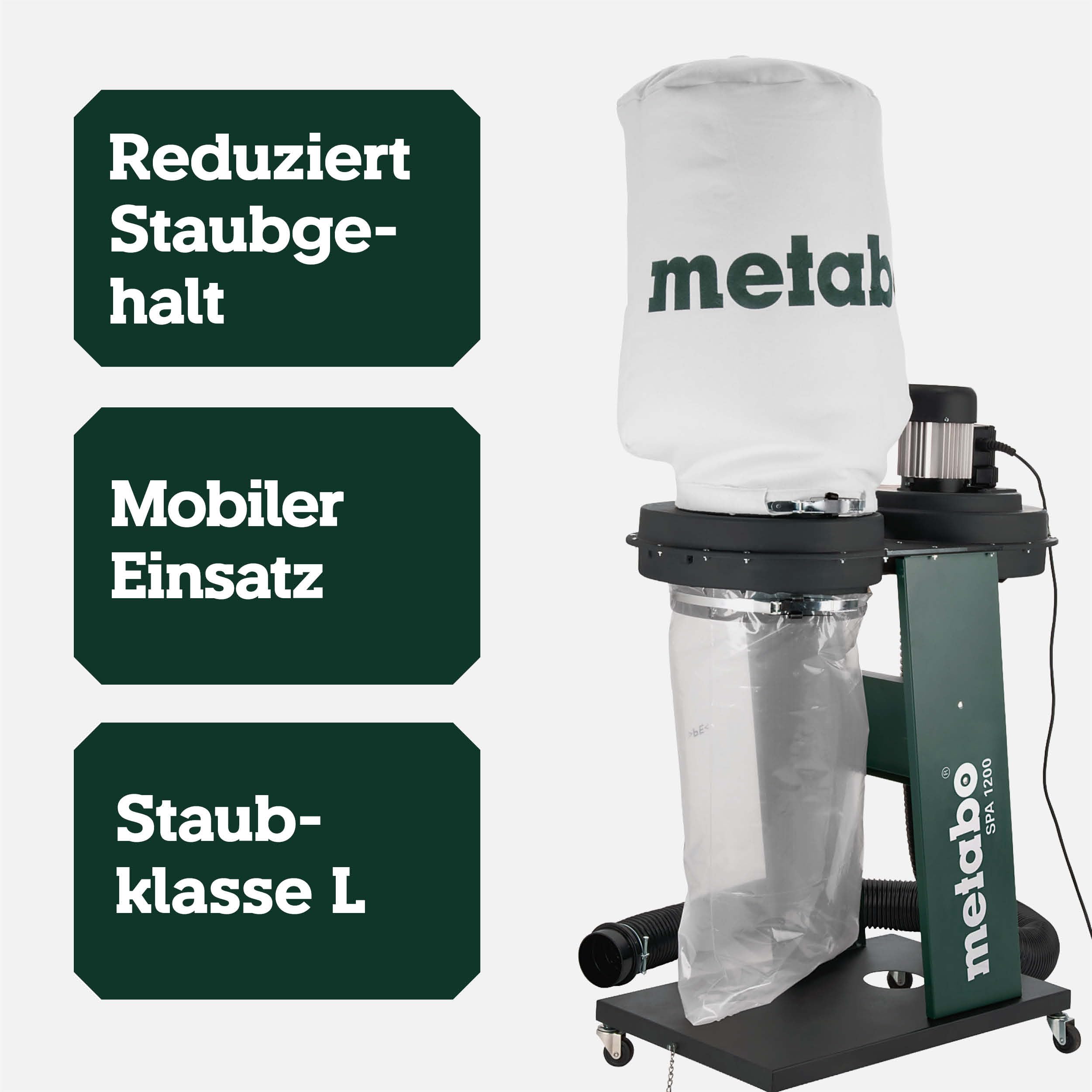 metabo-spa-1200-sp-neabsauganlage-rohluftentstauber-staubklasse-l-mit-65-l-sp-ne image 2