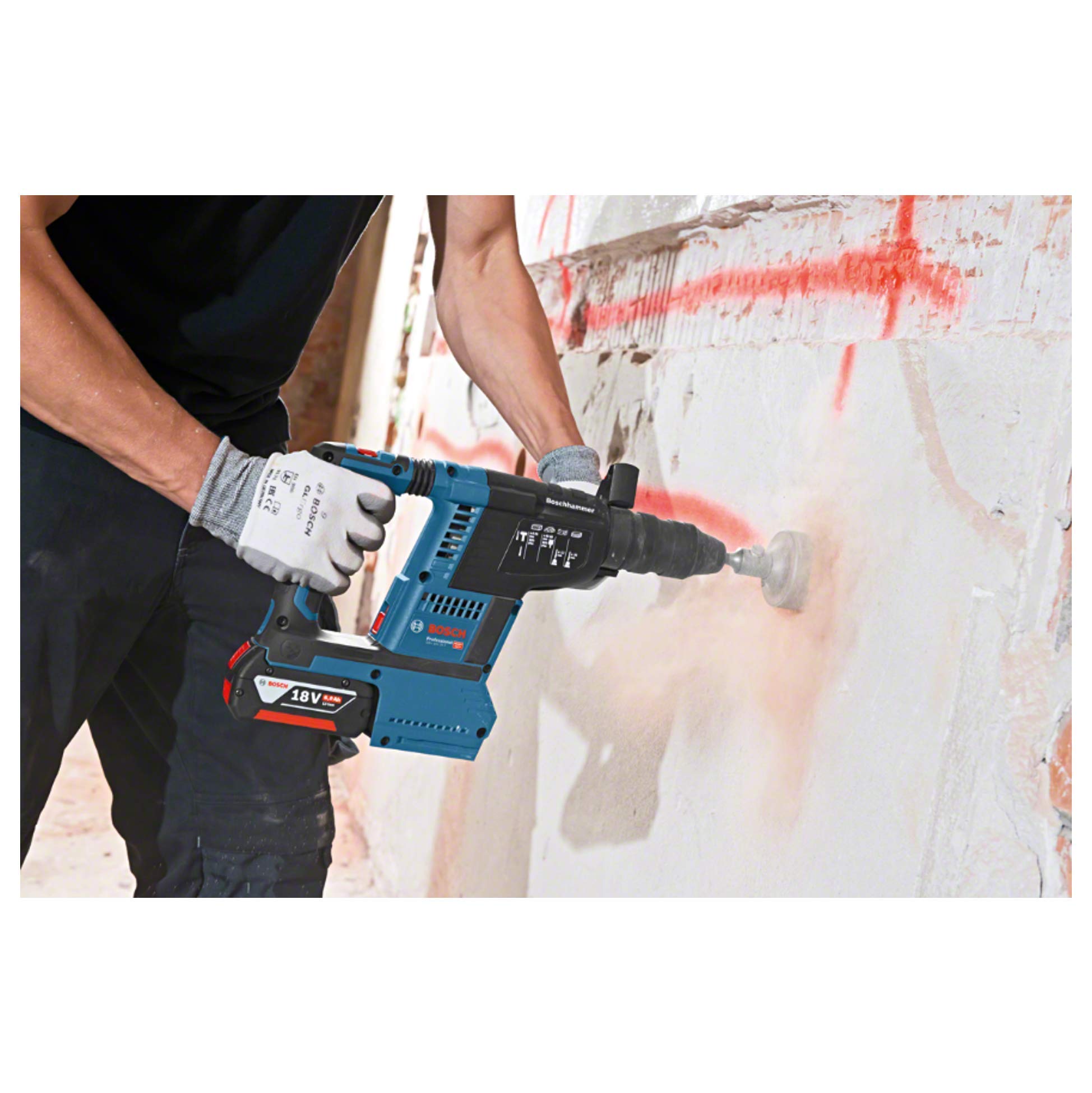 bosch-professional-gbh-18v-26-akku-bohrhammer-18v-system-sds-plus-2-6-j-schlagen image 2