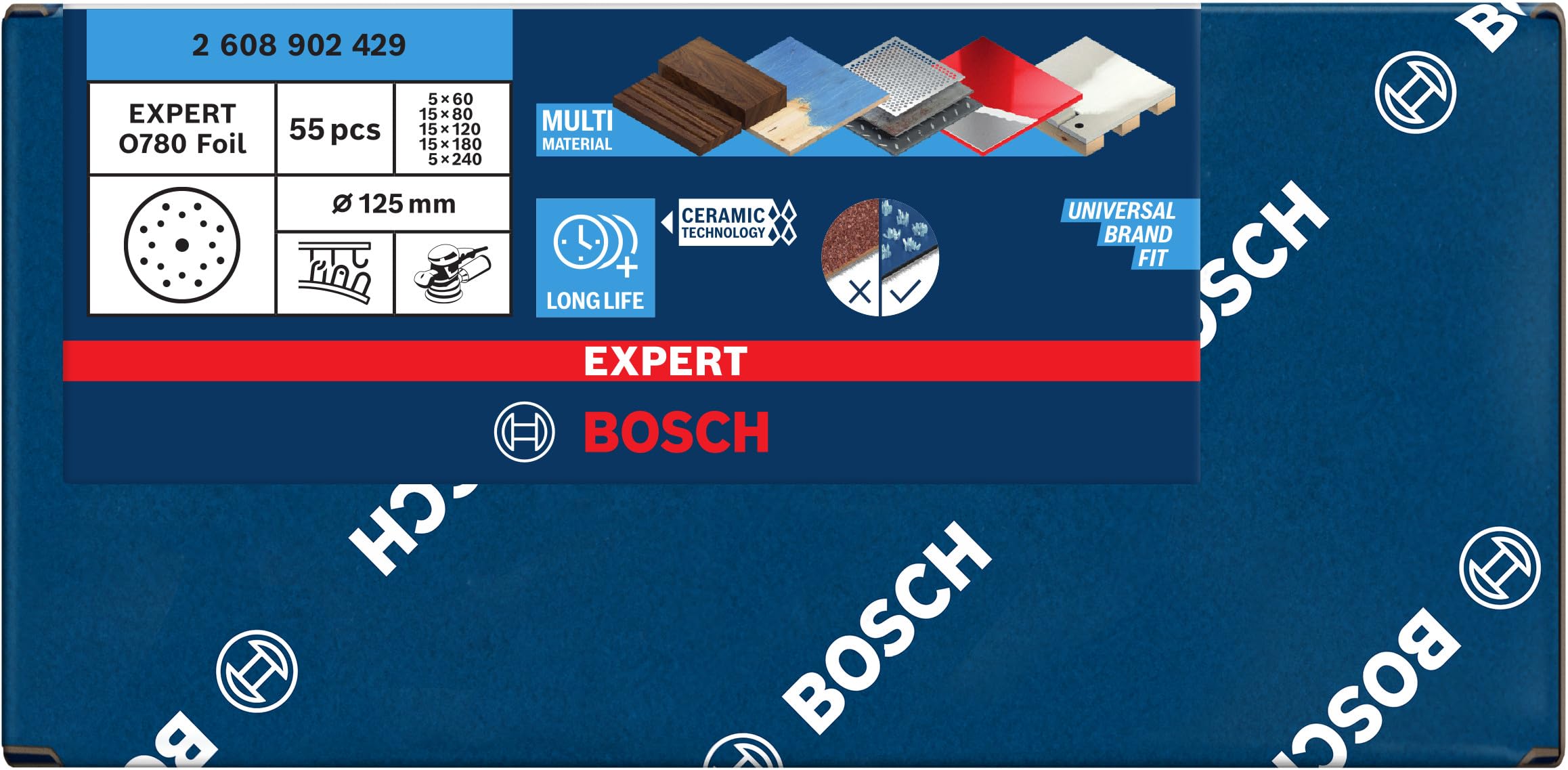 bosch-expert-o780-folienschleifscheiben-set-125-mm-55-teilig-k-rnungen-60-240-mi image 2