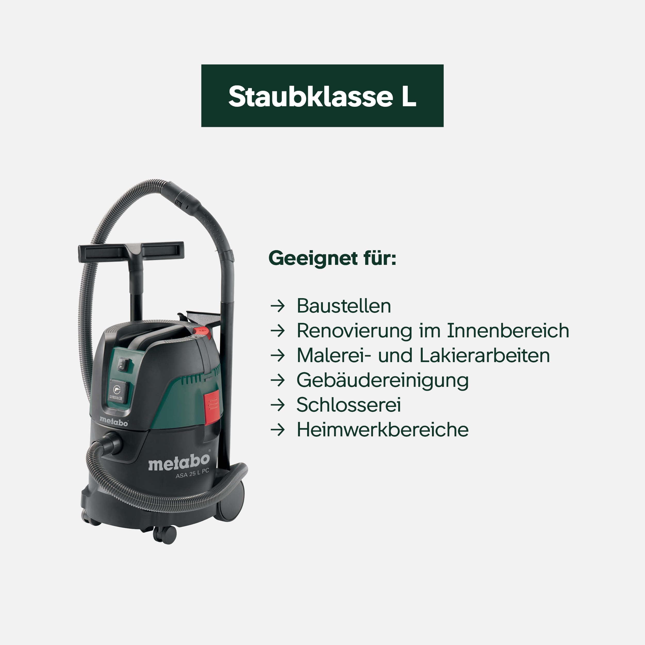 metabo-allessauger-asa-25-l-pc-nass-trockensauger-der-staubklasse-l-mit-presscle image 7