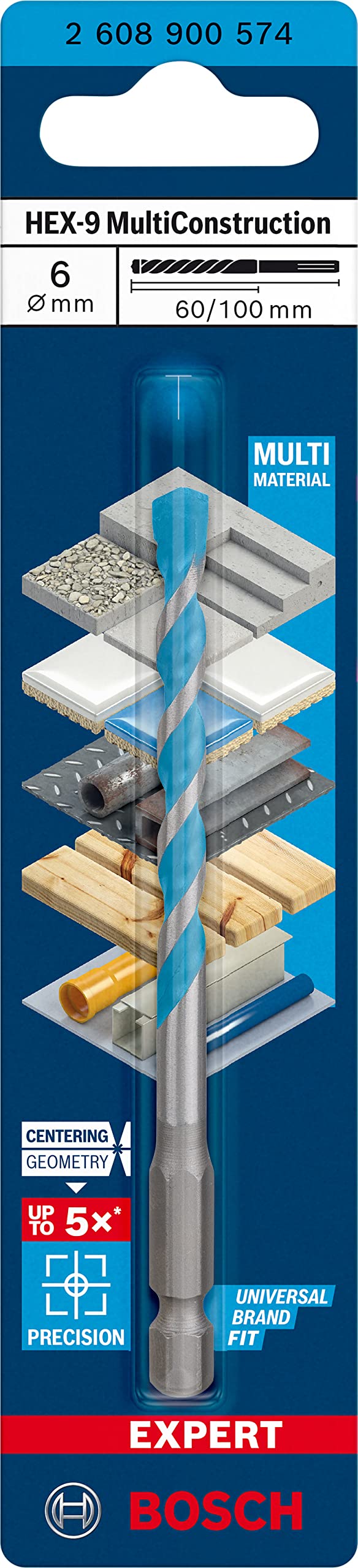 bosch-expert-hex-9-multi-construction-bohrer-6-mm-6-x-60-x-100-mm-sechskantschaf image 2