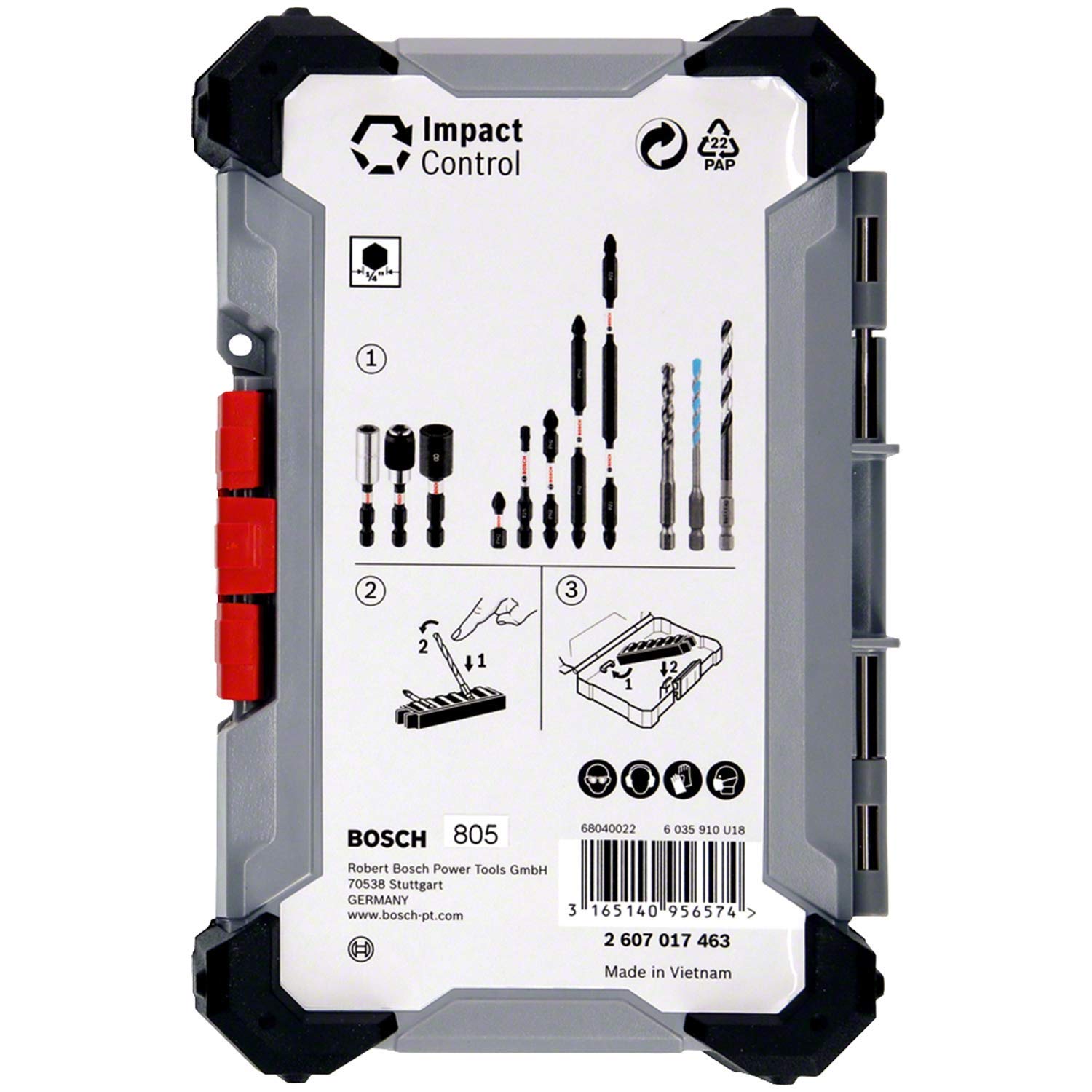 bosch-35x-pro-impact-mixed-set-35-teilig-pro-impact-schrauberbits-und-multi-cons image 2