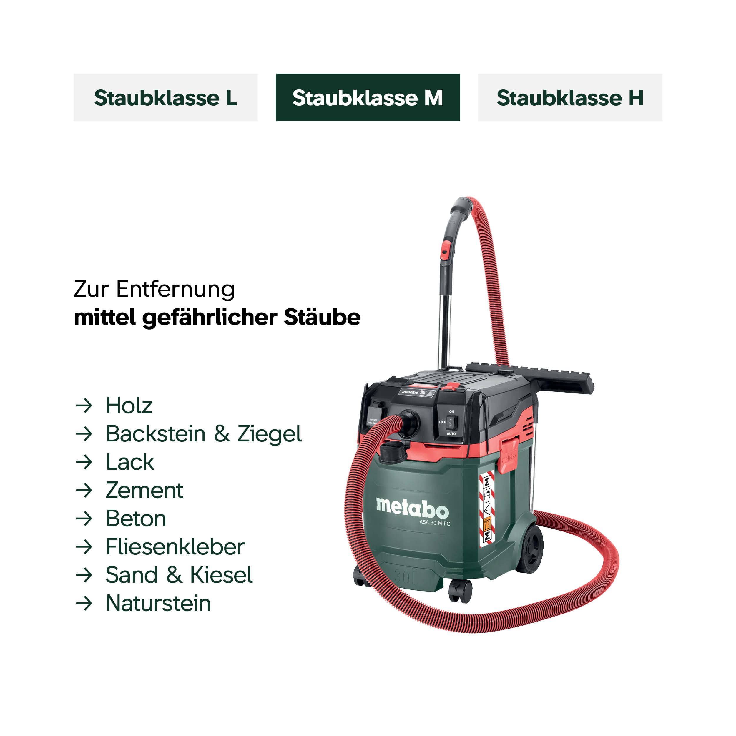 metabo-asa-30-m-pc-allessauger-kompakter-nass-und-trockensauger-staubklasse-m-12 image 6