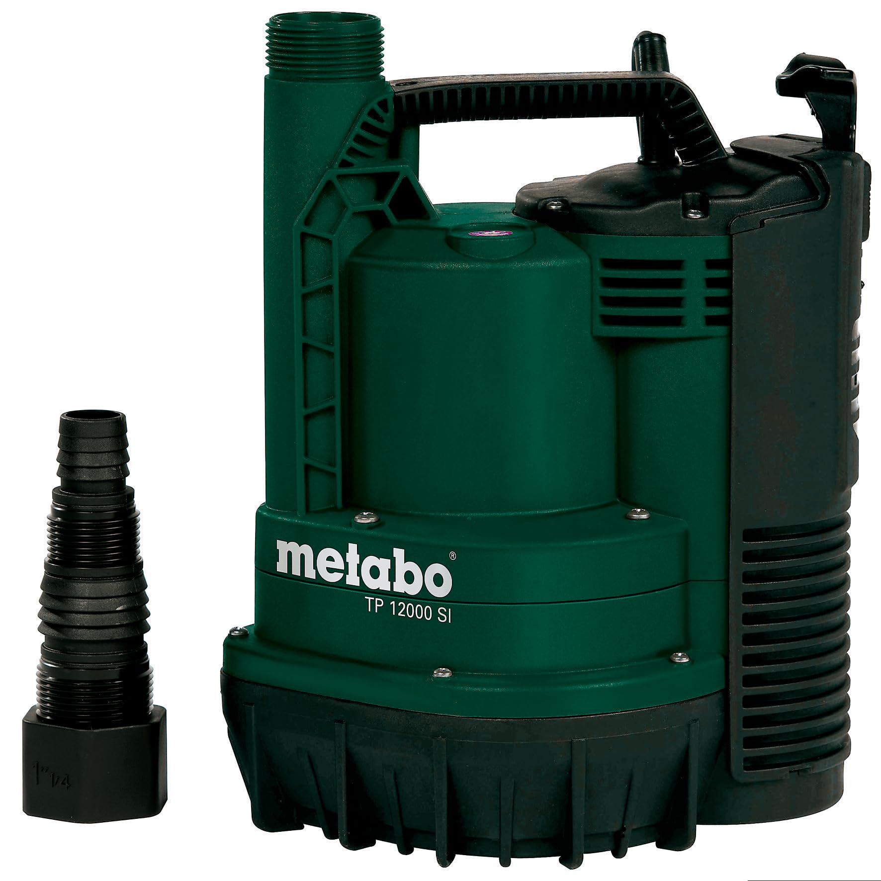 metabo-tp-12000-si-klarwasser-tauchpumpe-600-w-flachsaugend-bis-2-3-mm-restwasse image 1