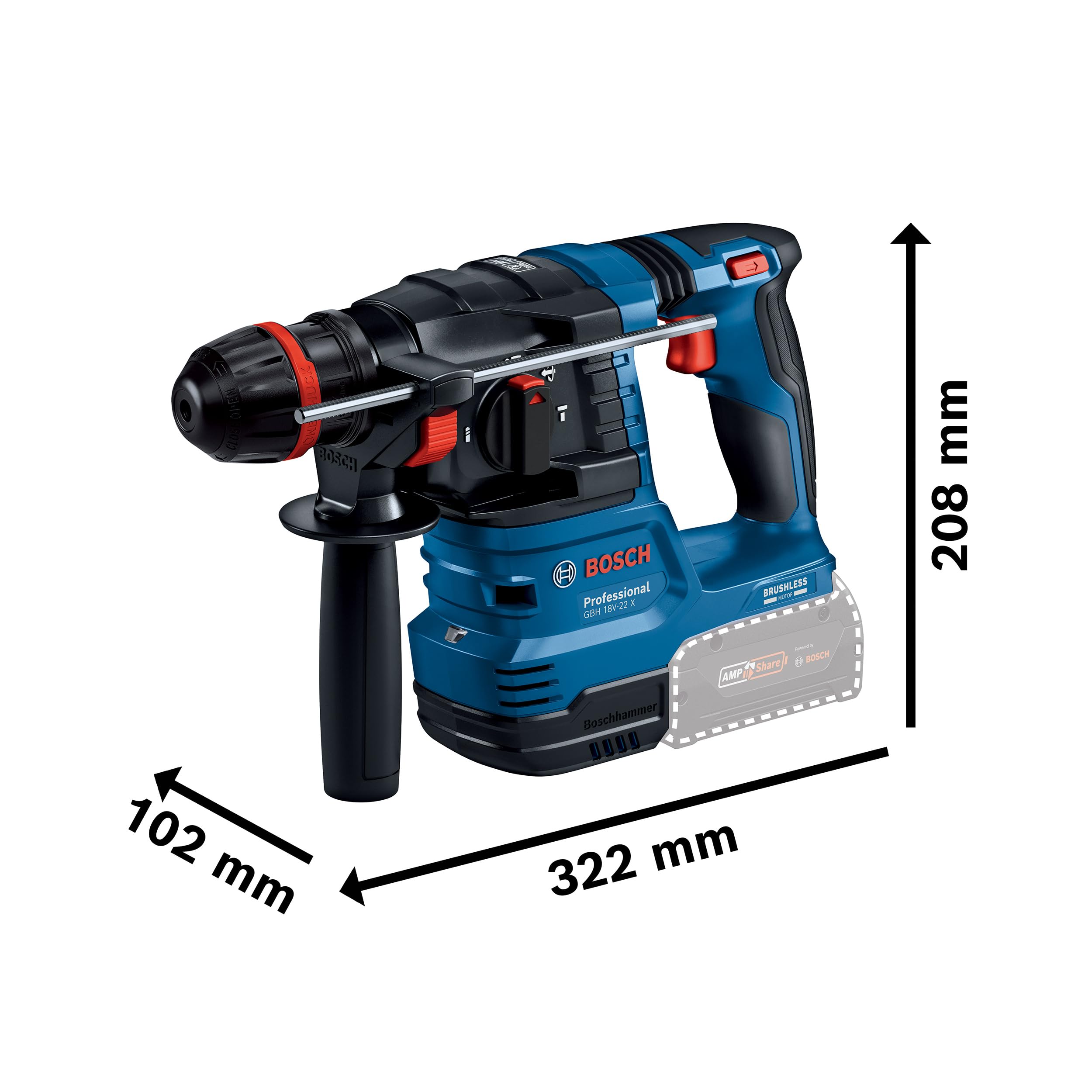 bosch-professional-gbh-18v-22-x-akku-bohrhammer-18v-system-onechuck-inkl-2x-gba- image 5
