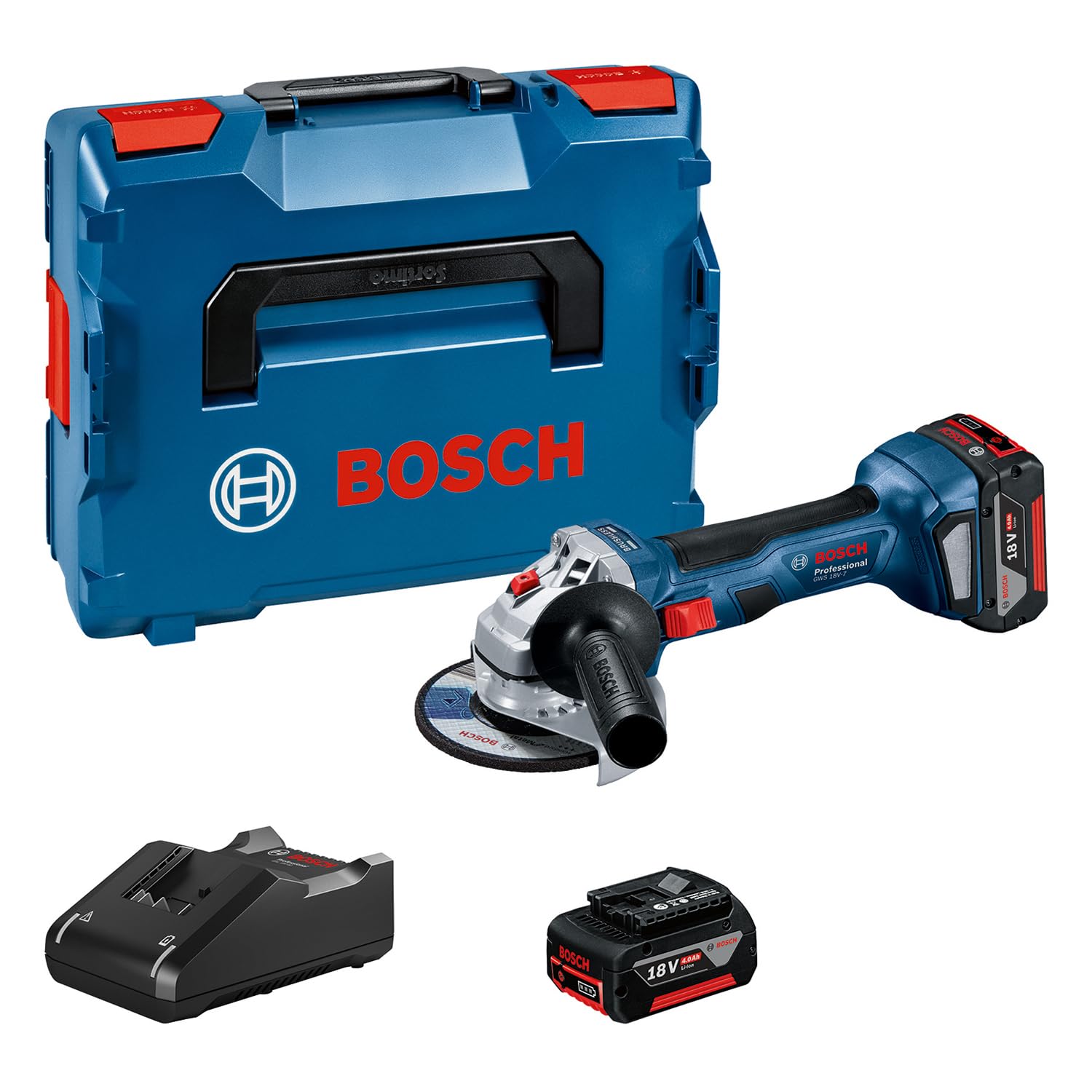 bosch-professional-gws-18v-7-akku-winkelschleifer-18v-system-b-rstenlos-inkl-2x- image 1