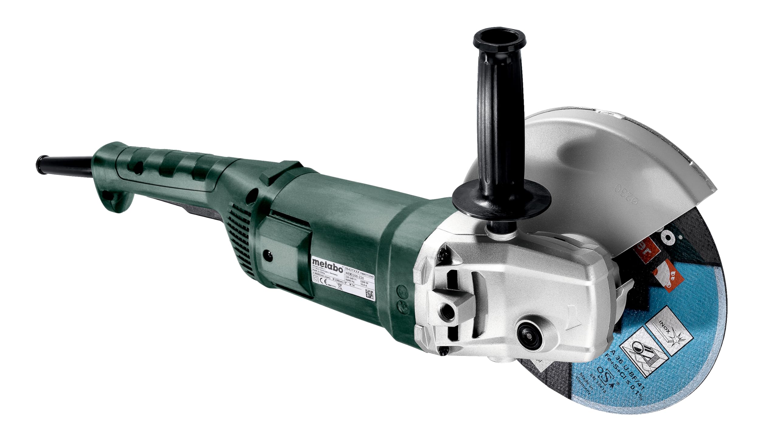 metabo-we-2200-230-winkelschleifer-230-mm-2200-w-gro-er-trennschleifer-f-r-metal image 6