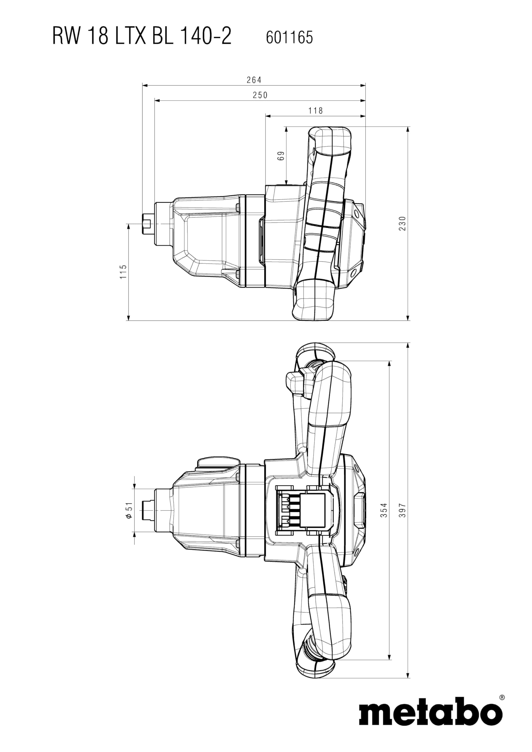 metabo-rw-18-ltx-bl-140-2-akku-r-hrwerk-brushless-r-hrer-mit-2-g-ngen-inkl-r-hrs image 2