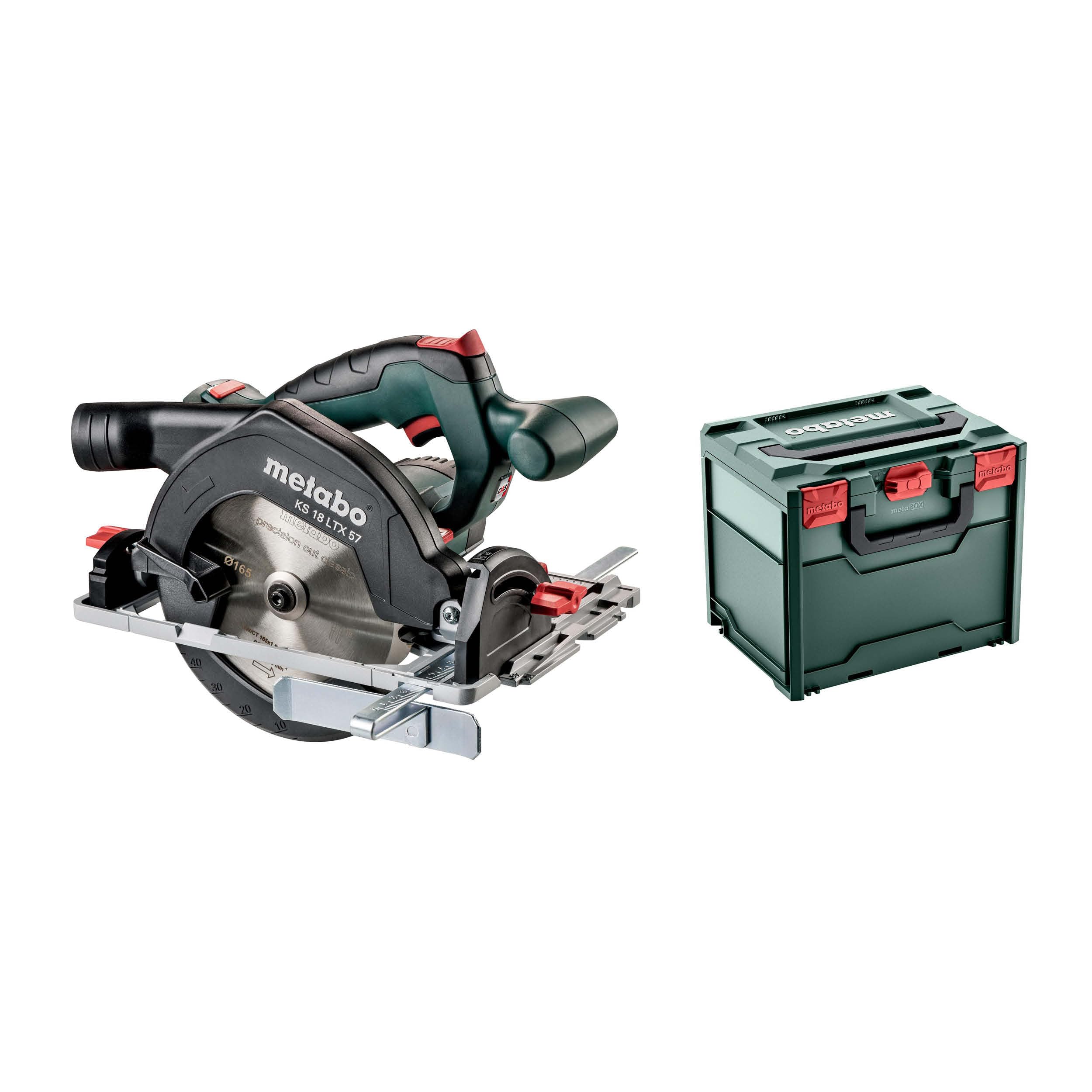 metabo-ks-18-ltx-57-akku-handkreiss-ge-18v-cas-system-57-mm-schnitttiefe-f-hrung image 1