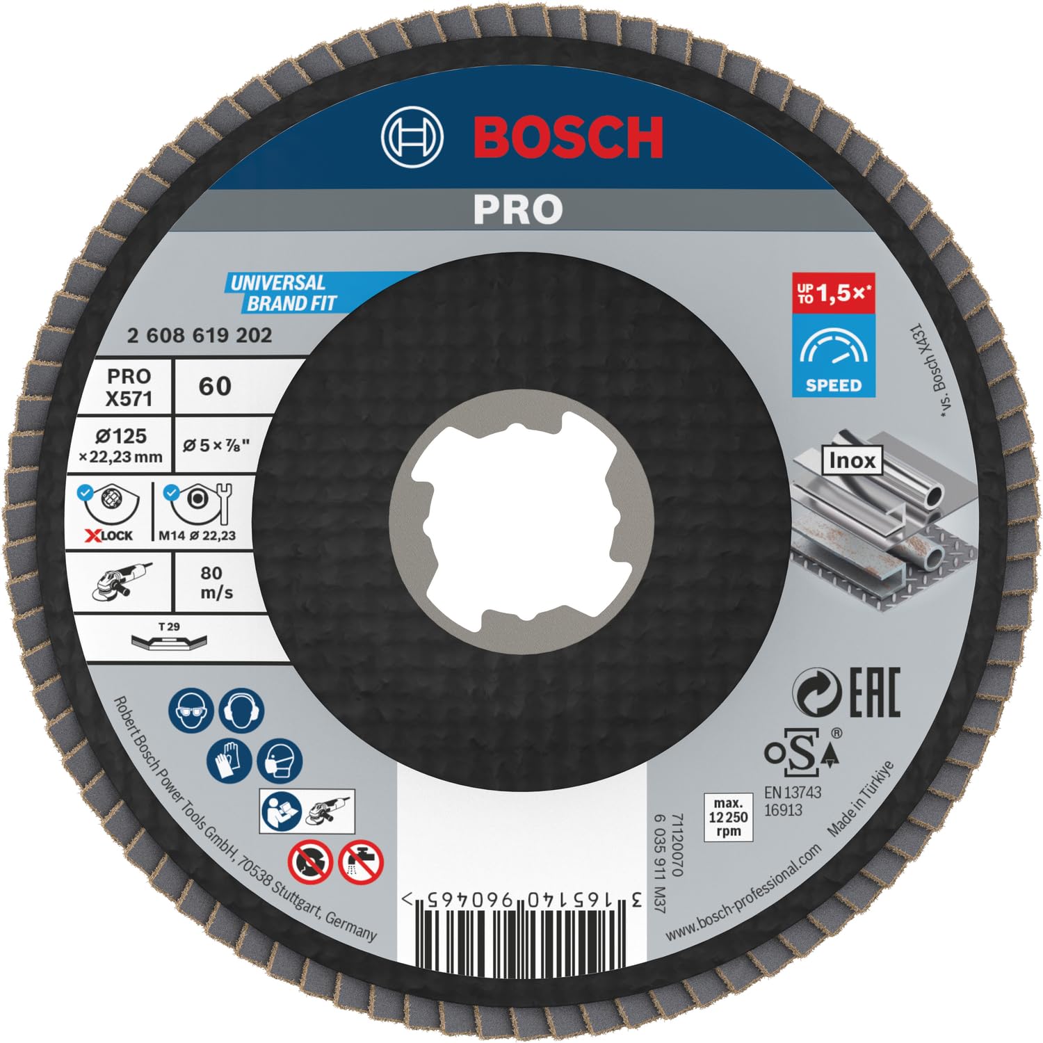 bosch-accessories-best-for-metal-f-cherschleifscheibe-x571-gewinkelt-x-lock-125- image 1