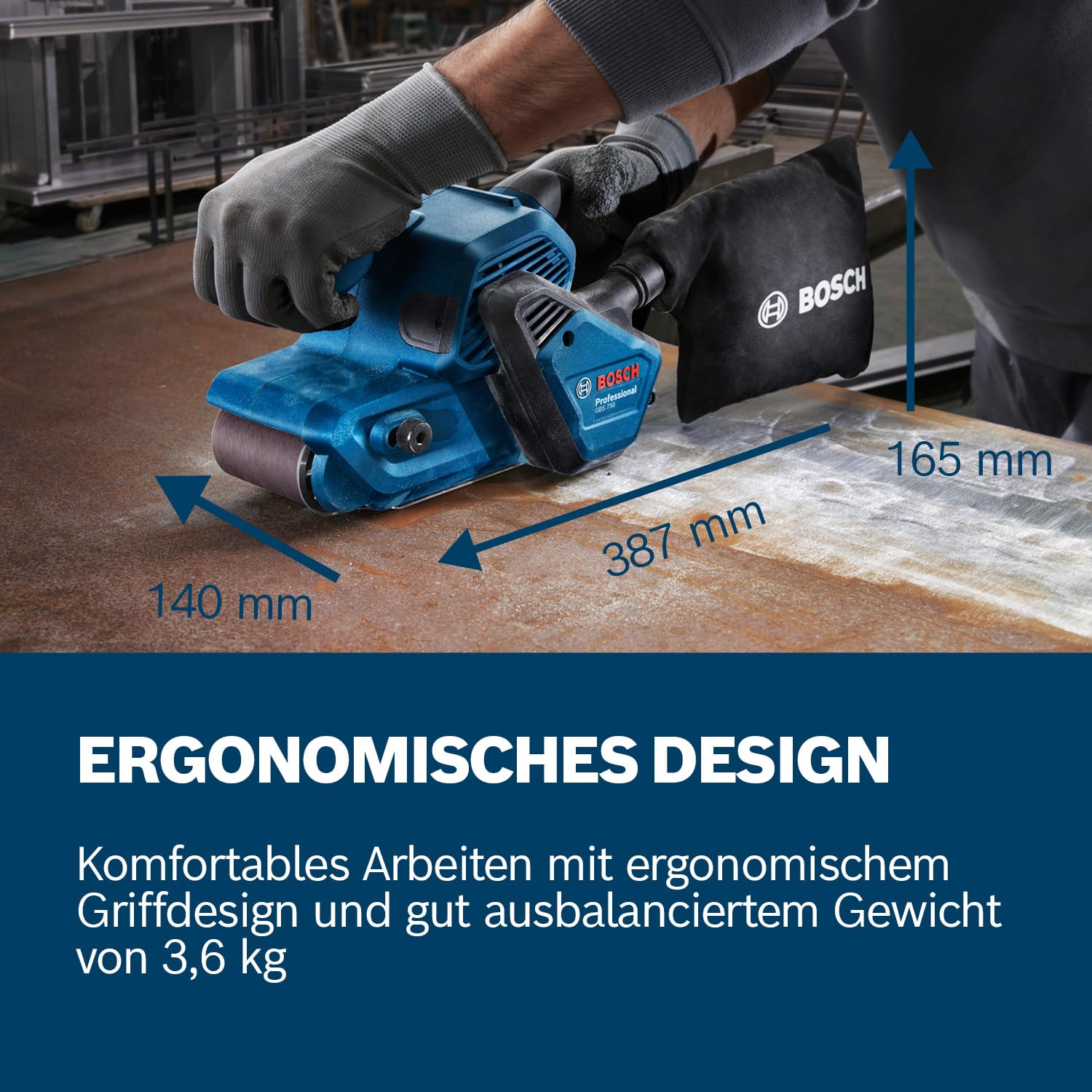 bosch-professional-bandschleifer-gbs-750-850-w-motor-inkl-textilschleifband-und- image 4