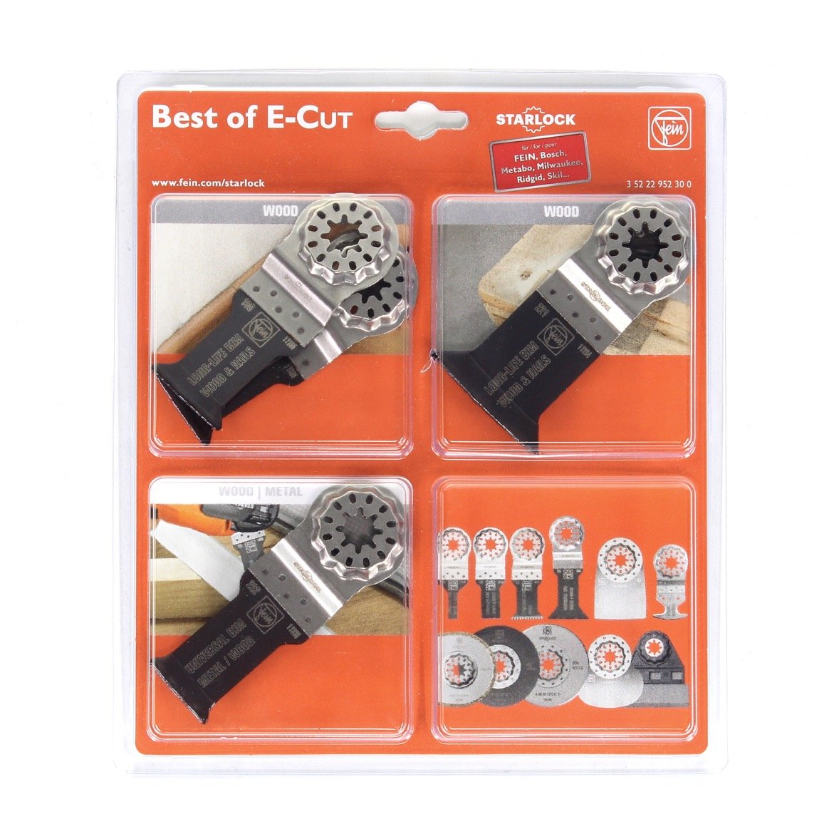 fein-35222952300-best-of-zubeh-r-set-6-teilige-e-cut-s-gebl-tter-mit-bi-metall-v image 1