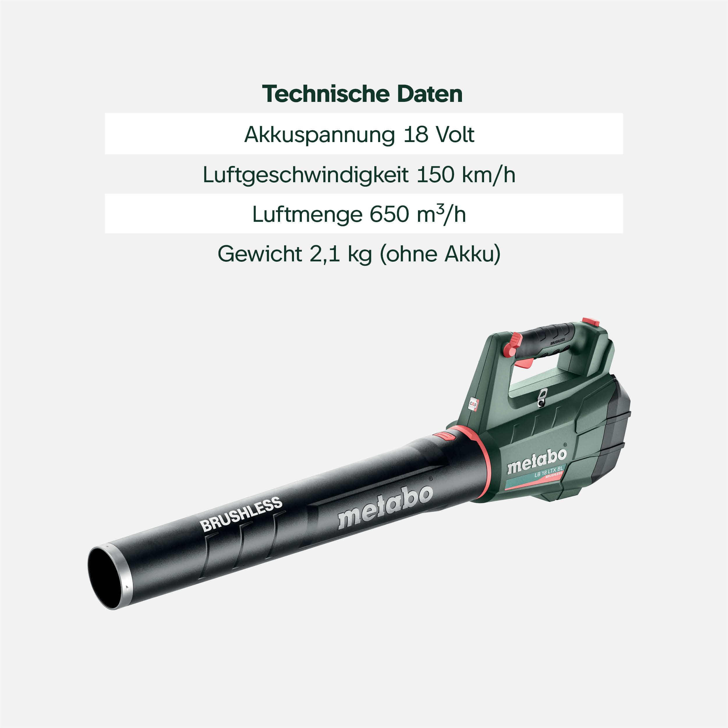 metabo-akku-laubbl-ser-lb-18-ltx-bl-18v-brushless-motor-schultergurt-blasrohr-oh image 4