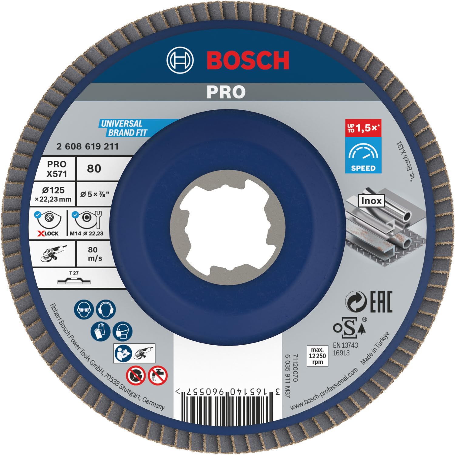 bosch-professional-f-cherschleifscheibe-best-for-metal-x571-gerade-ausf-hrung-12 image 1
