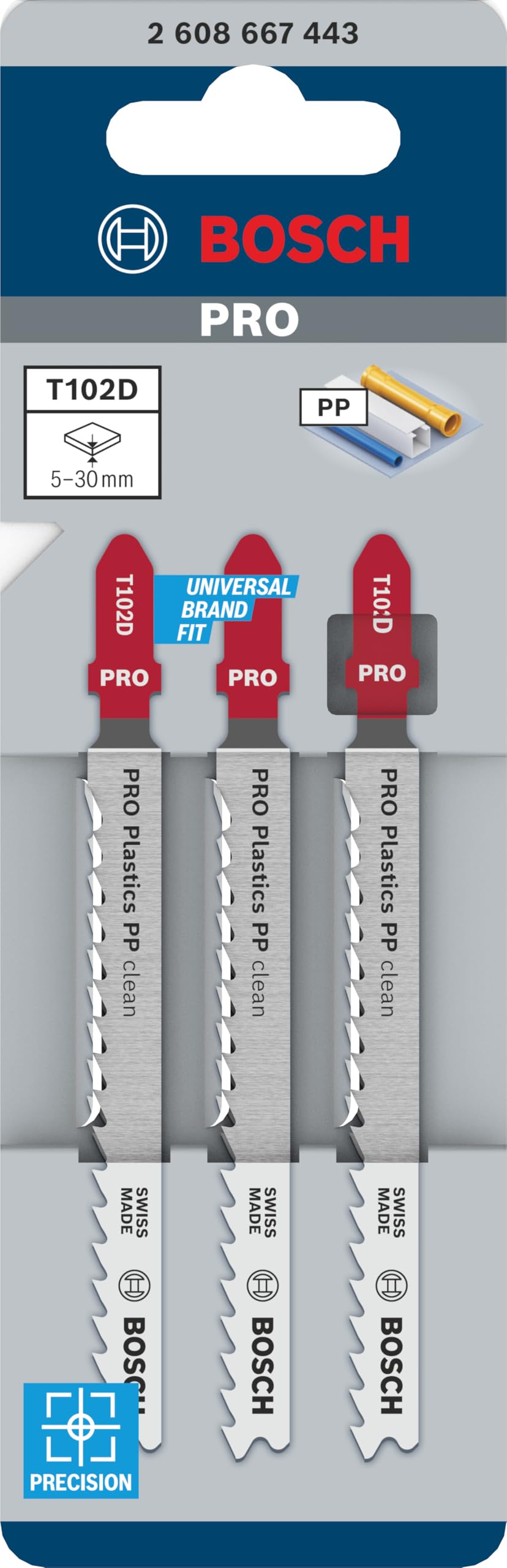 bosch-professional-3x-pro-plastics-pp-clean-t102d-stichs-geblatt-f-r-kunststoff- image 2