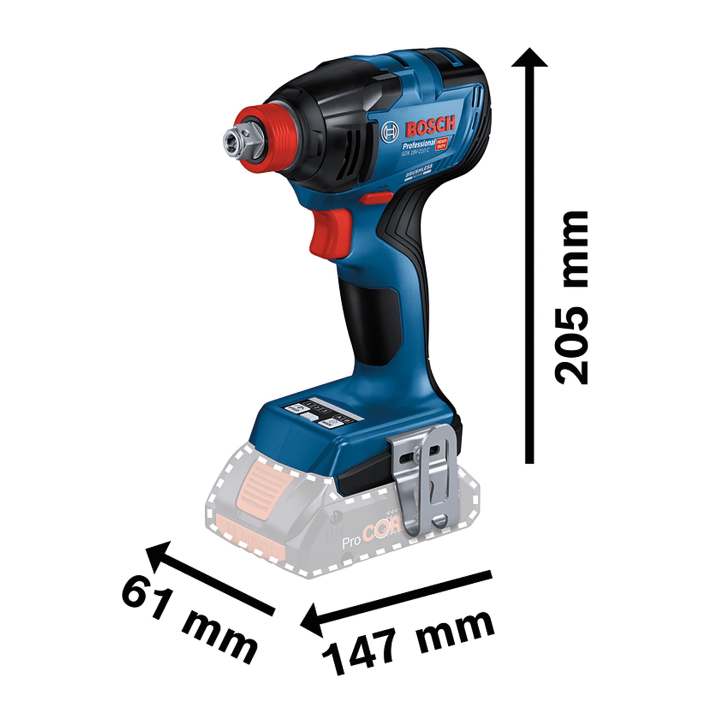 bosch-professional-18v-system-akku-drehschlagschrauber-gdx-18v-210-c-mit-bluetoo image 2