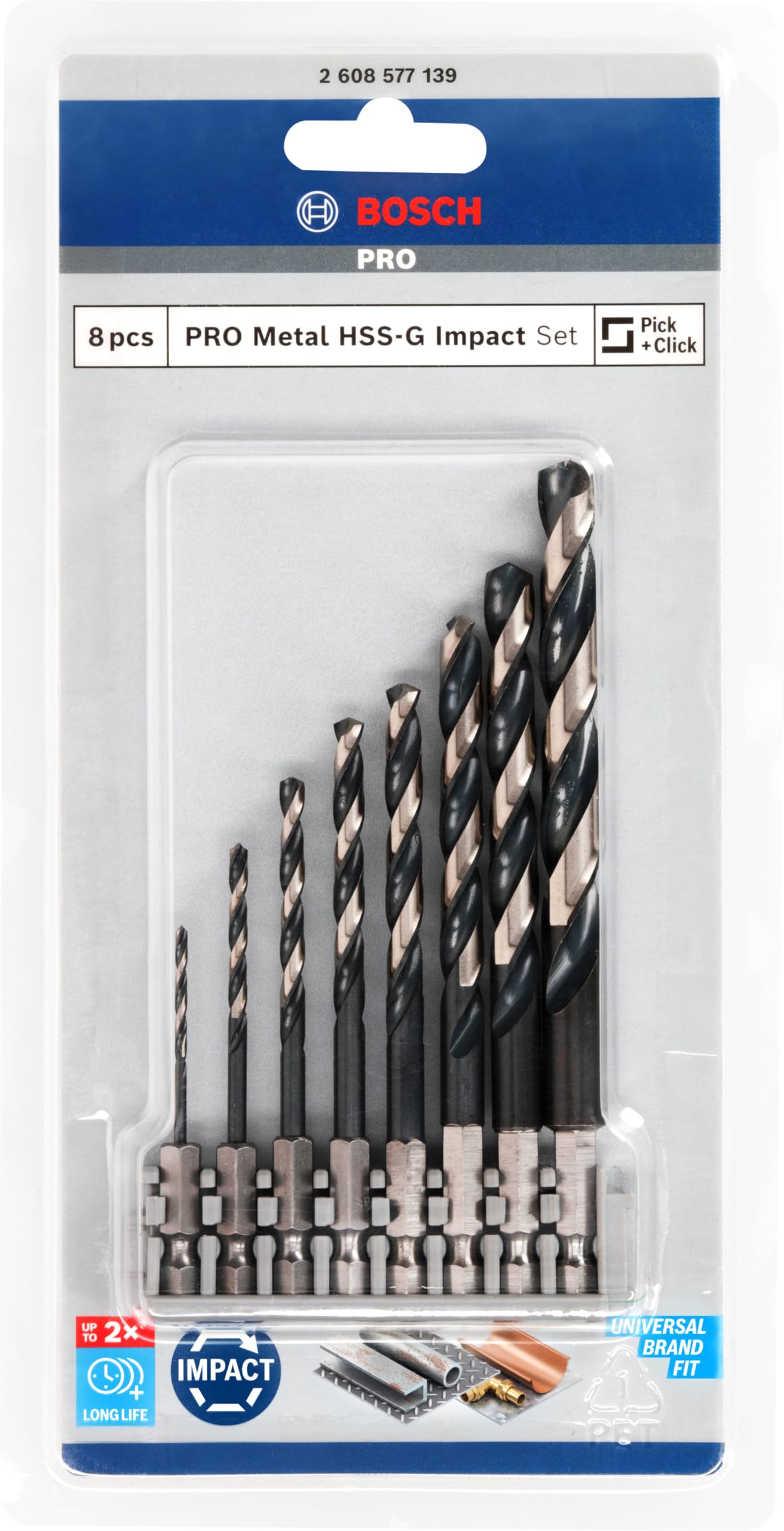 bosch-pro-metal-hss-g-impact-spiralbohrer-set-8-tlg-2-0-10-0-mm-sechskantschaft- image 1