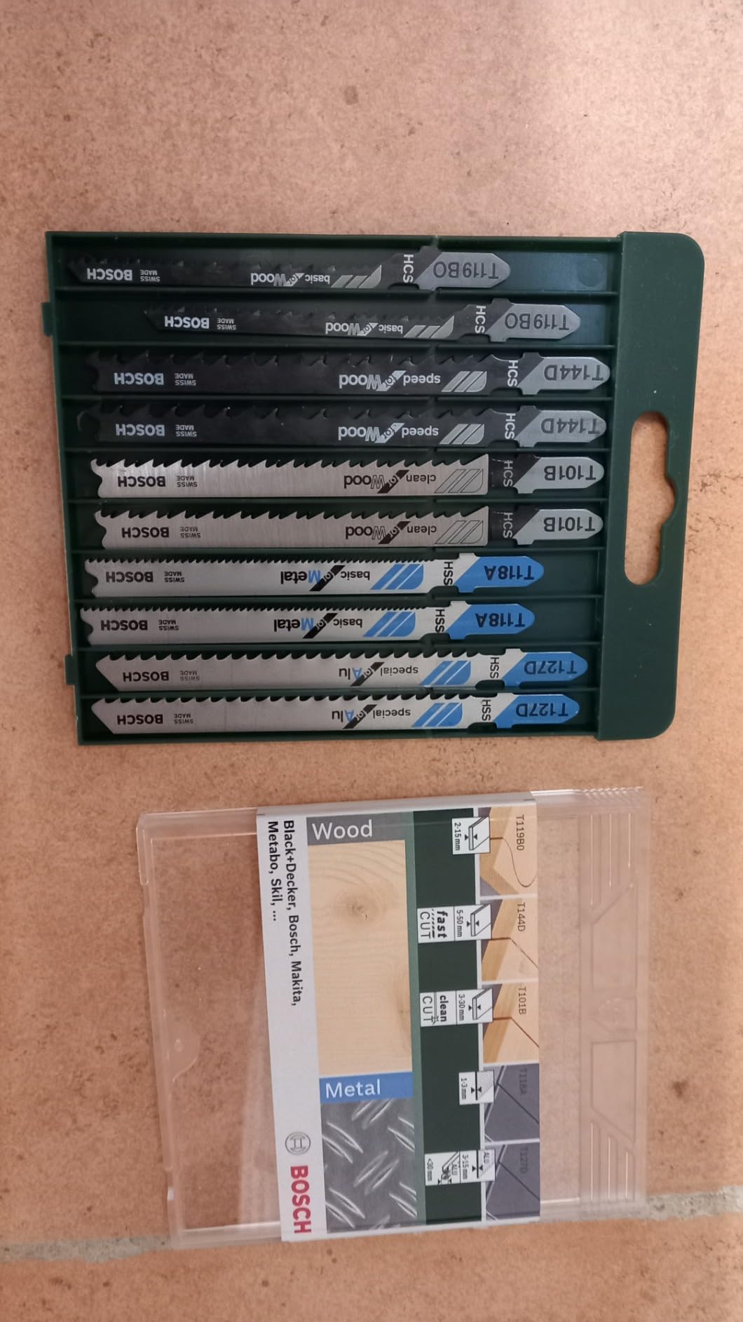 Gutes Set, klare Übersicht