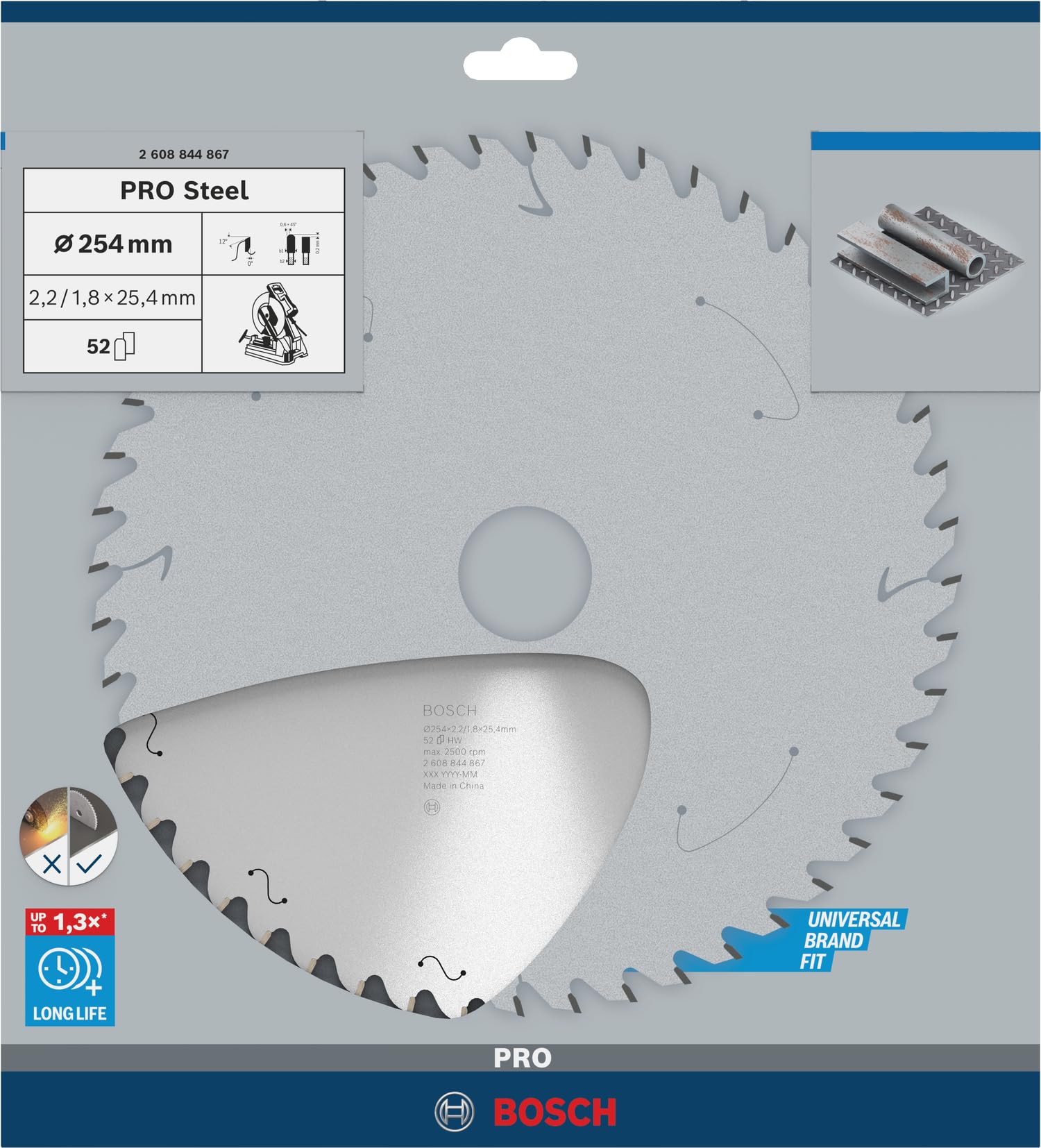 bosch-pro-steel-kreiss-geblatt-254-x-2-2-x-25-4-mm-t52-carbide-kreiss-geblatt-f- image 2