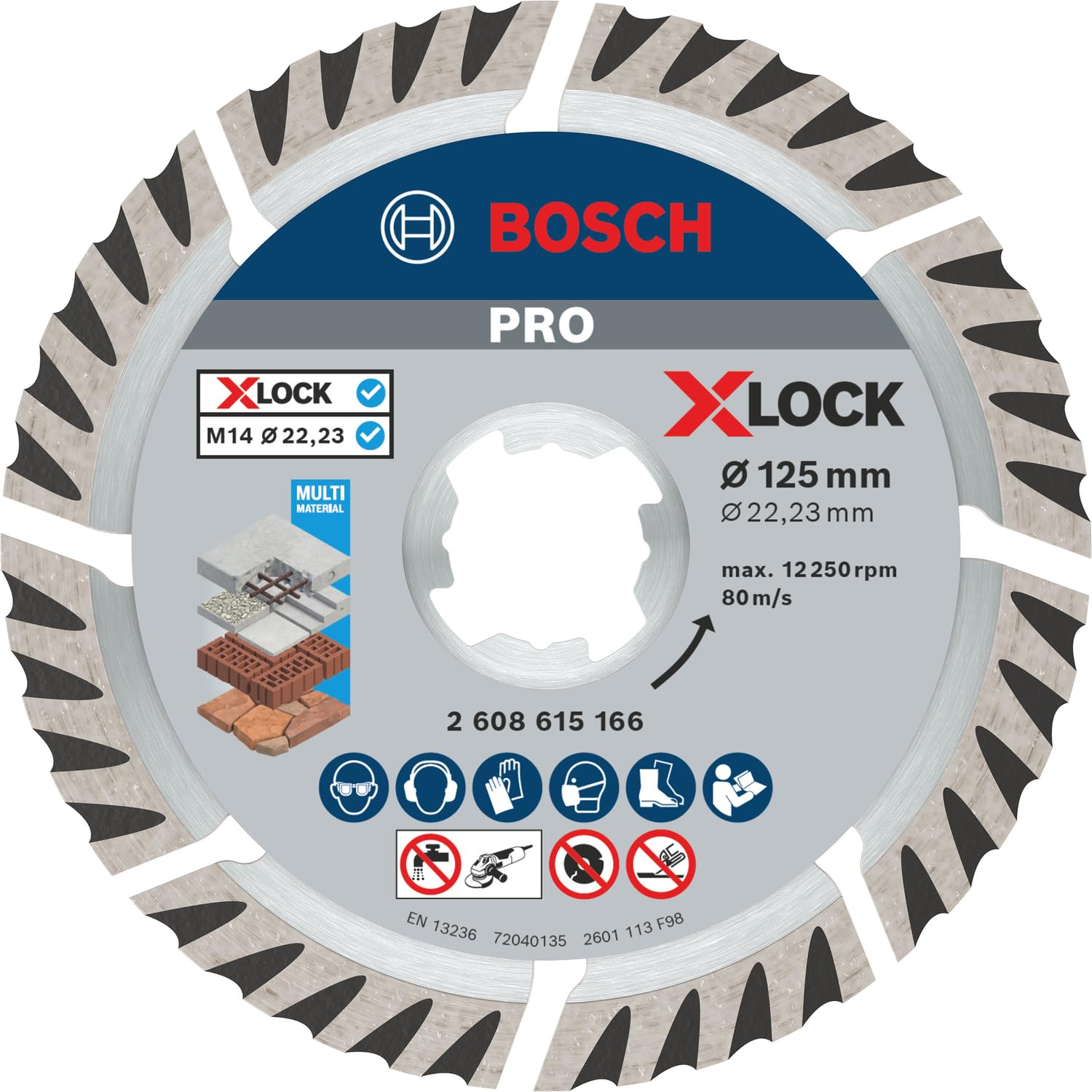 bosch-professional-pro-multi-material-diamanttrennscheibe-x-lock-125-mm-f-r-beto image 1