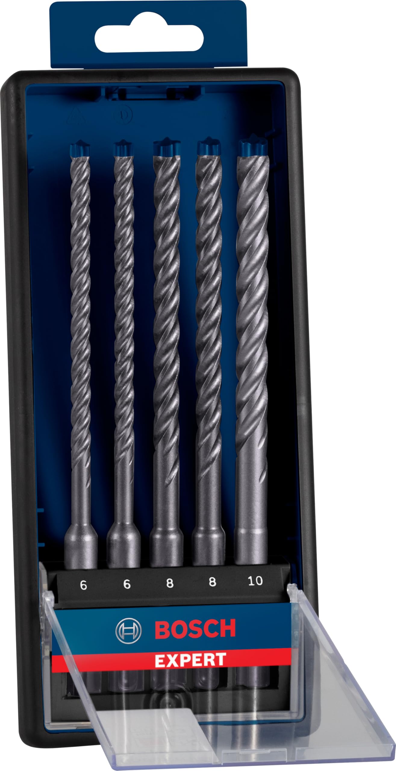 bosch-professional-expert-sds-plus-7x-hammerbohrer-set-5-teilig-6-6-8-8-10-mm-mi image 1