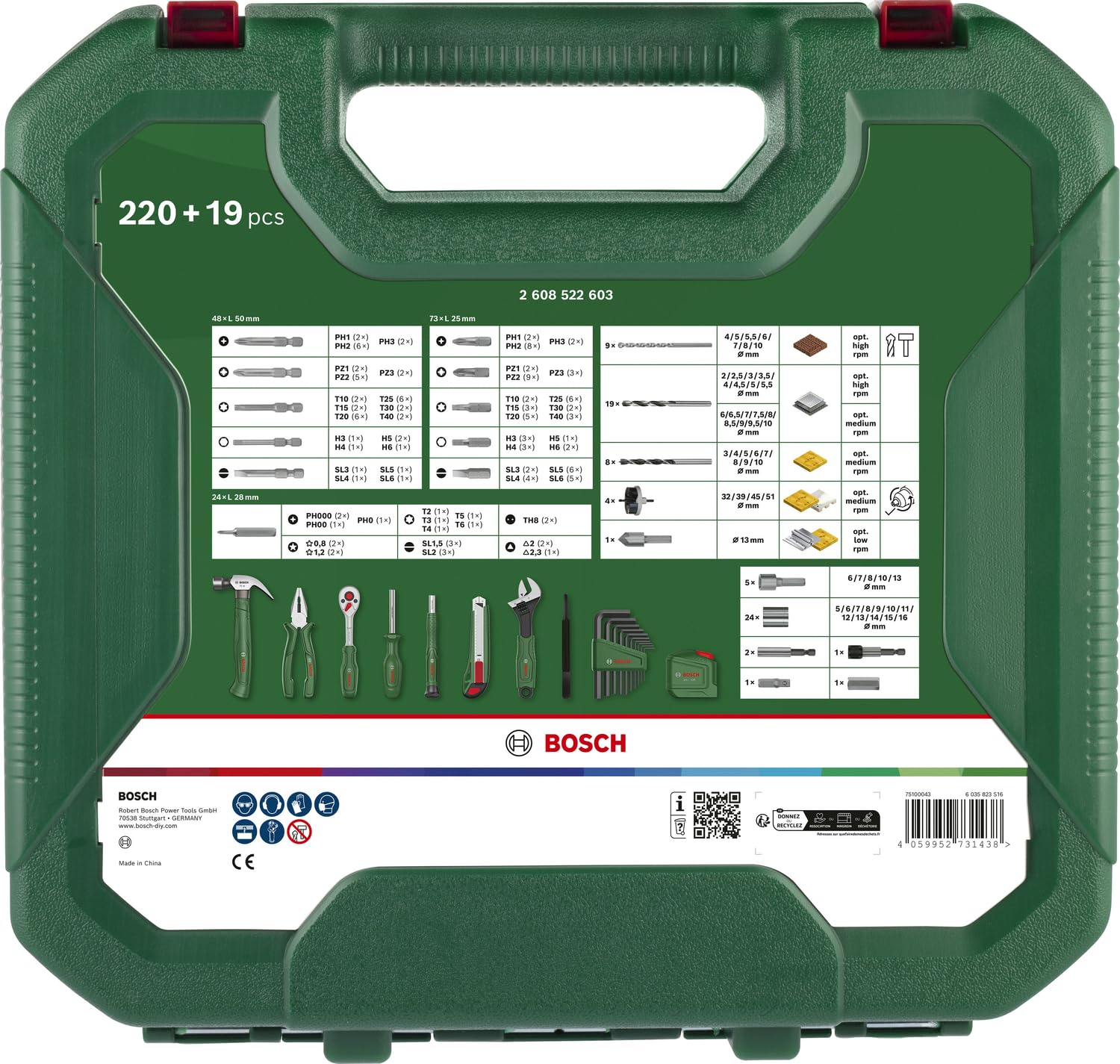 bosch-all-in-one-set-239-teilig-schraubendreher-und-bohrer-zubeh-r-f-r-schrauben image 3