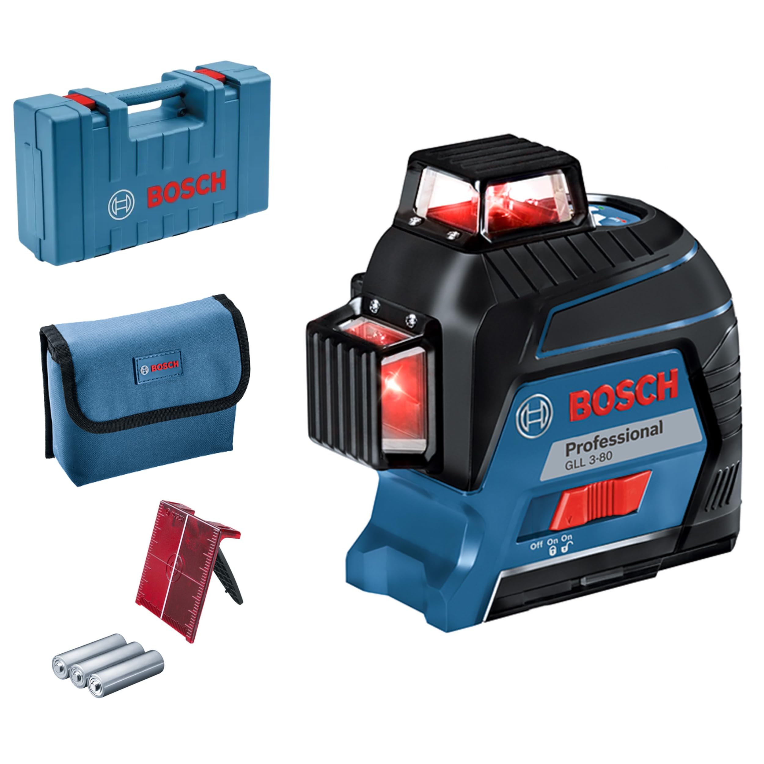 bosch-professional-gll-3-80-linienlaser-roter-laser-3x360-linien-30-m-arbeitsber image 1