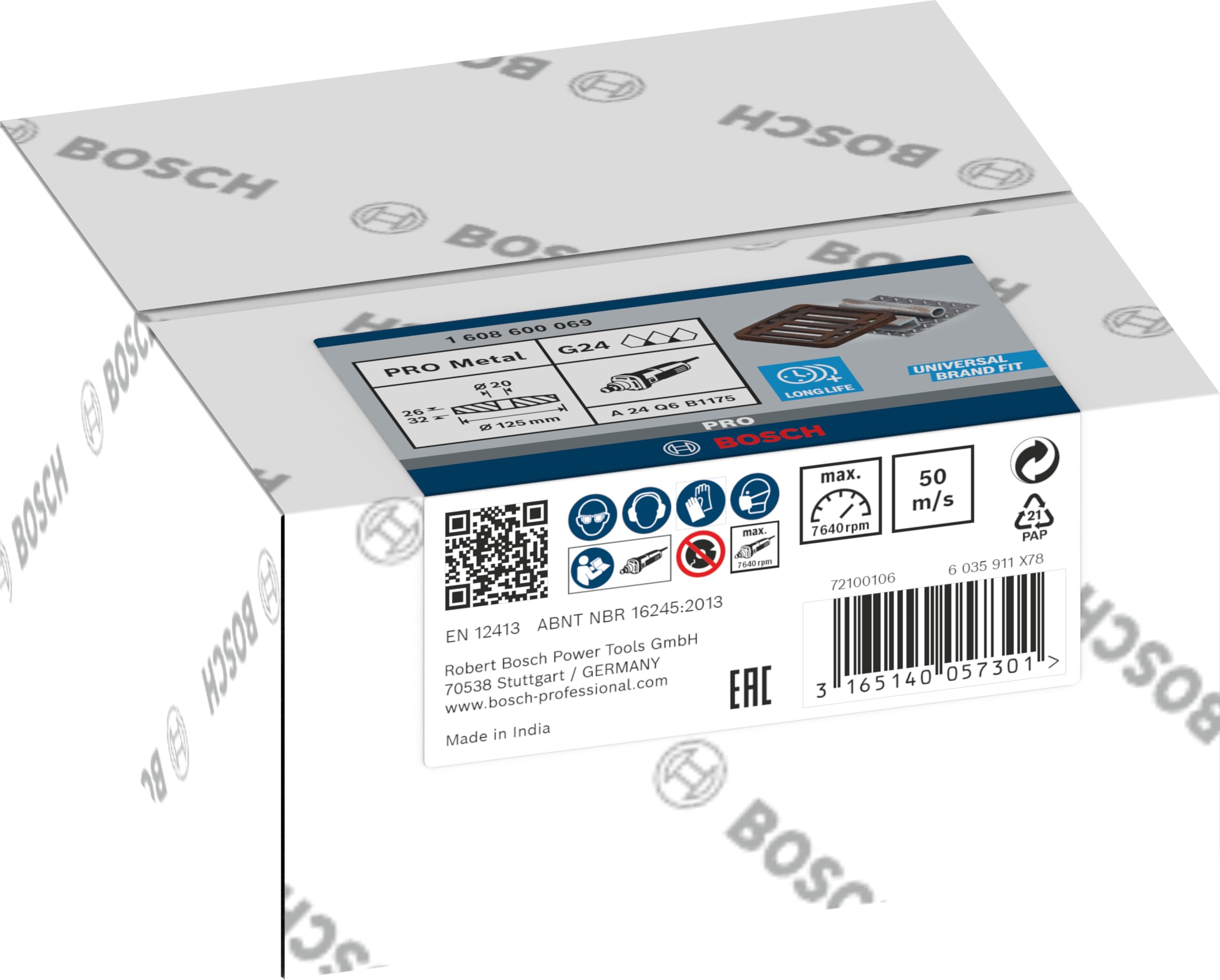 bosch-professional-schleifscheibe-f-r-grauguss-125-mm-k-rnung-24-zubeh-r-f-r-ger image 2