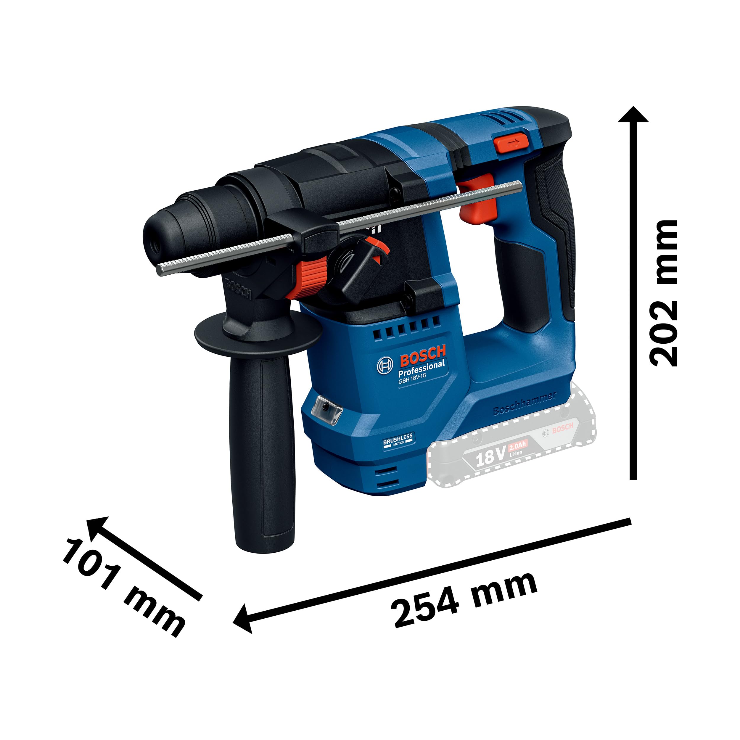 bosch-professional-gbh-18v-18-akku-bohrhammer-sds-plus-kickback-control-vibratio image 5