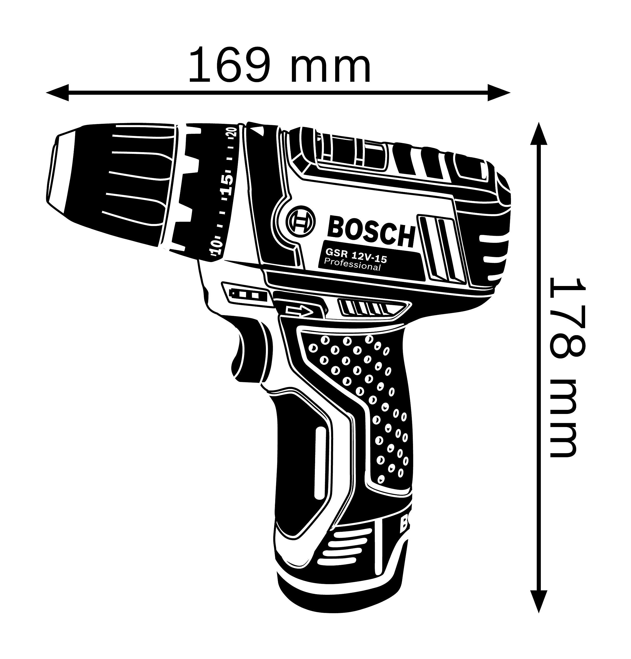 bosch-professional-gsr-12v-15-akku-bohrschrauber-12v-set-2x-2-0-ah-akku-ladeger- image 3