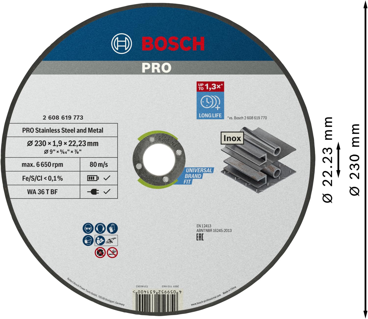 bosch-professional-standard-for-inox-trennscheibe-230-x-1-9-x-22-23-mm-gerade-f- image 3