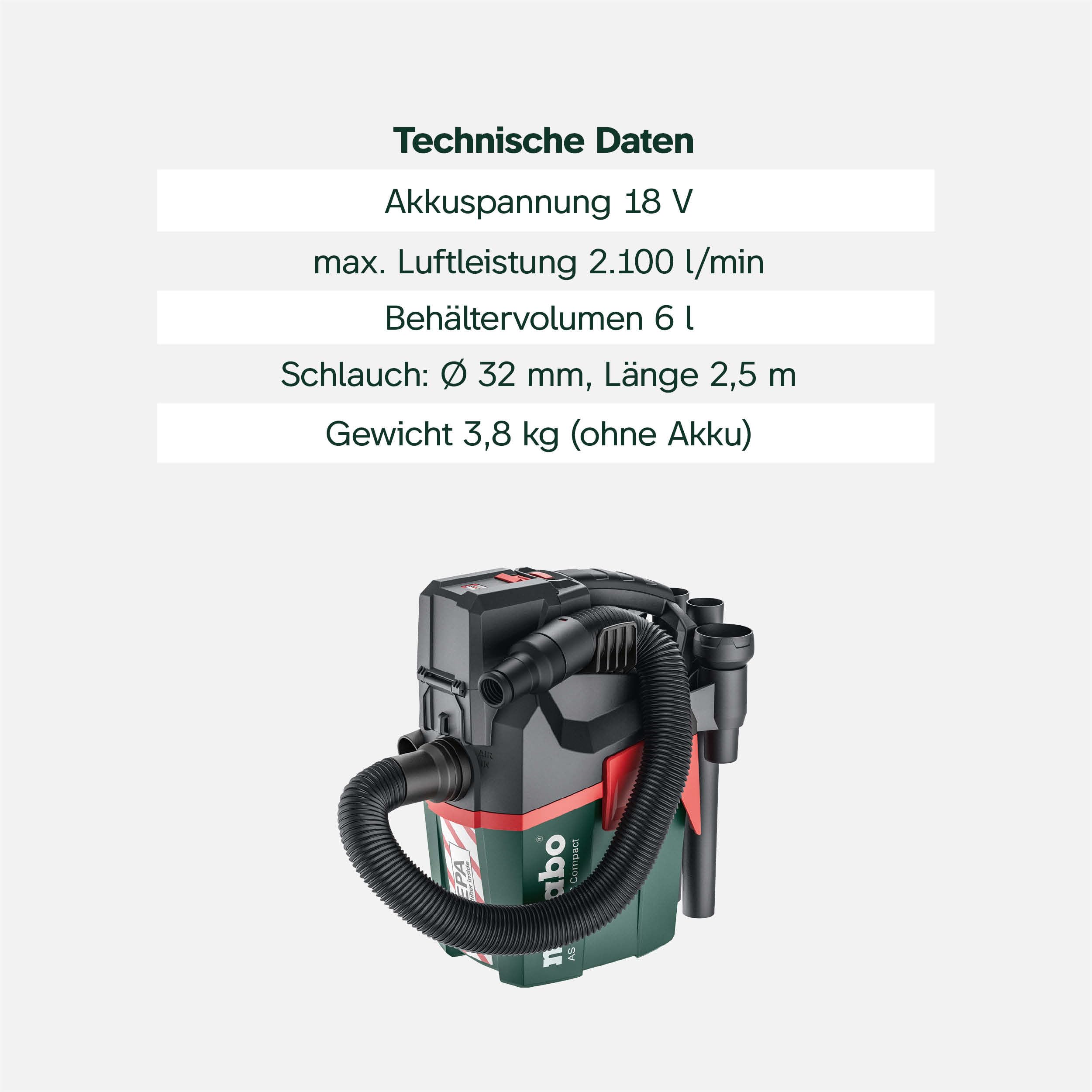 metabo-as-18-hepa-pc-compact-akku-sauger-18v-nass-trockensauger-mit-hepa-filter- image 4