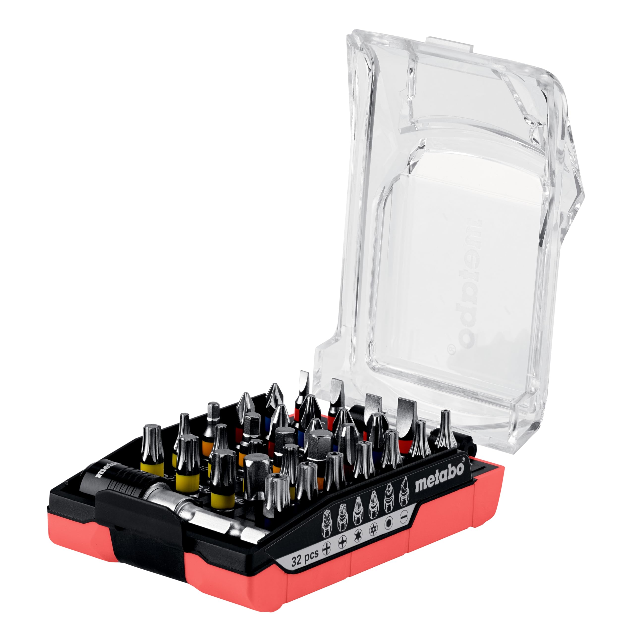 metabo-akku-bit-box-32-teilig-626696000-s2-bit-set-aus-chrom-vanadium-stahl-farb image 2