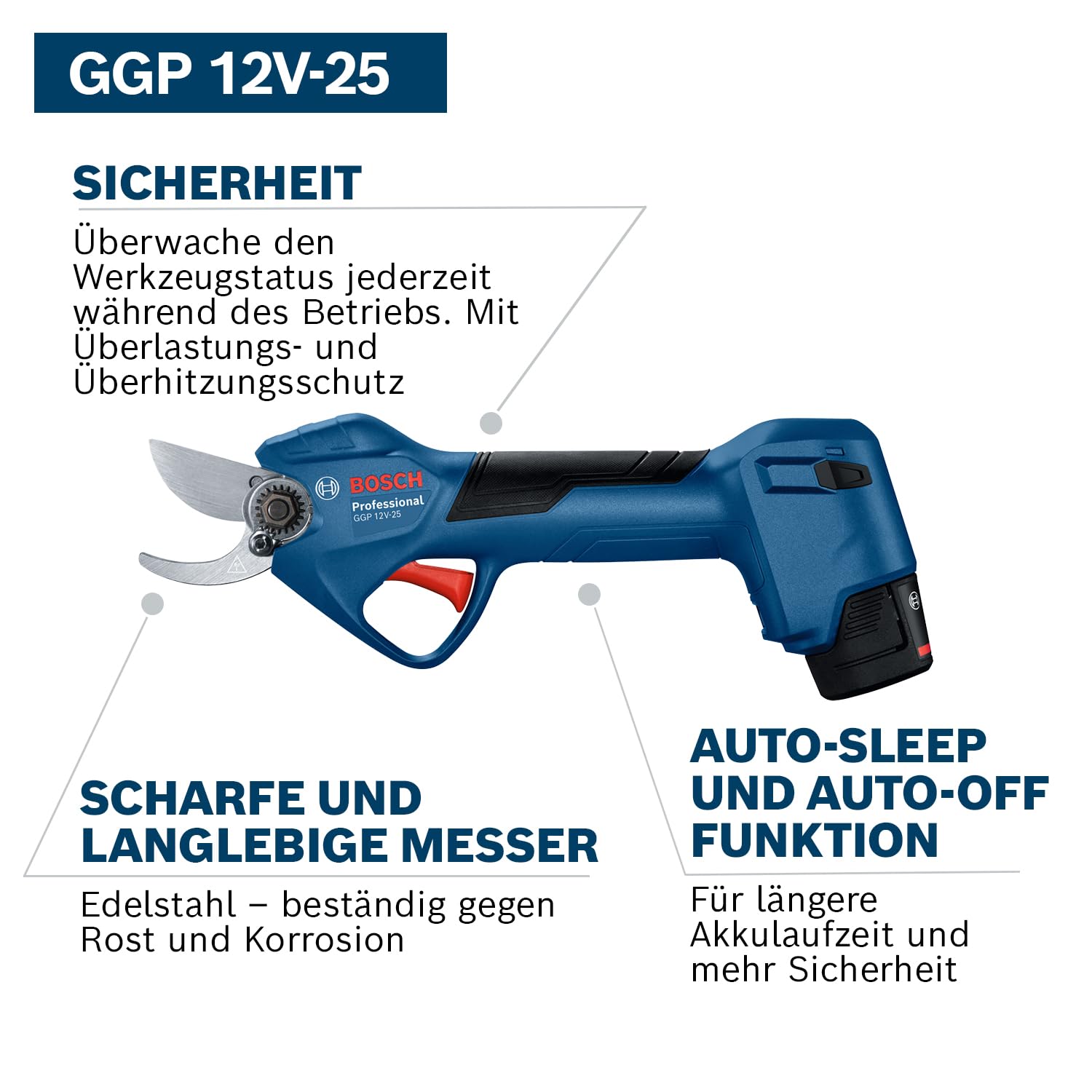 bosch-professional-astschere-pro-pruner-ggp-12v-25-akku-gartenschere-mit-b-rsten image 3