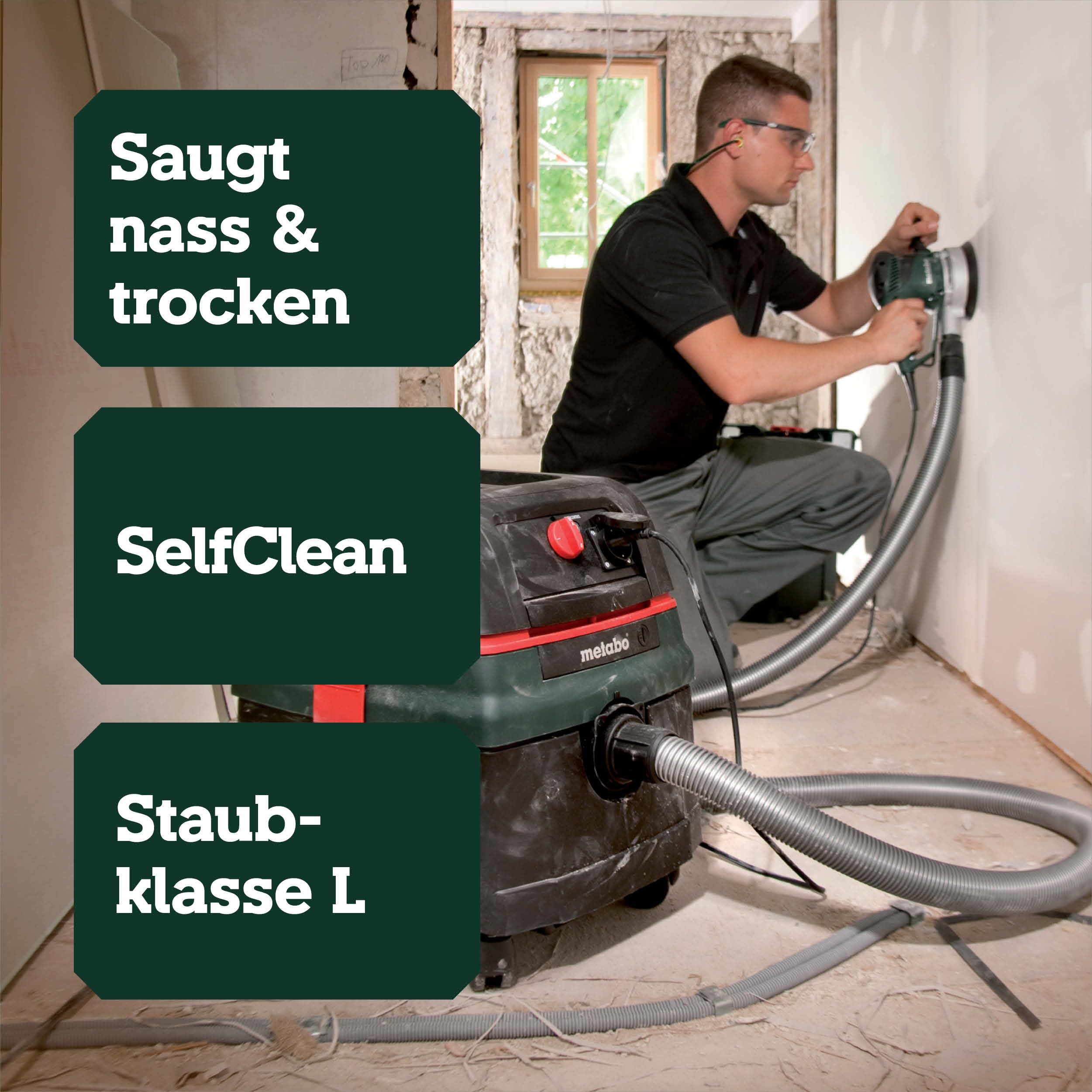 metabo-asr-25-l-sc-selfclean-nass-trockensauger-staubklasse-l-1400-w-25-l-beh-lt image 3