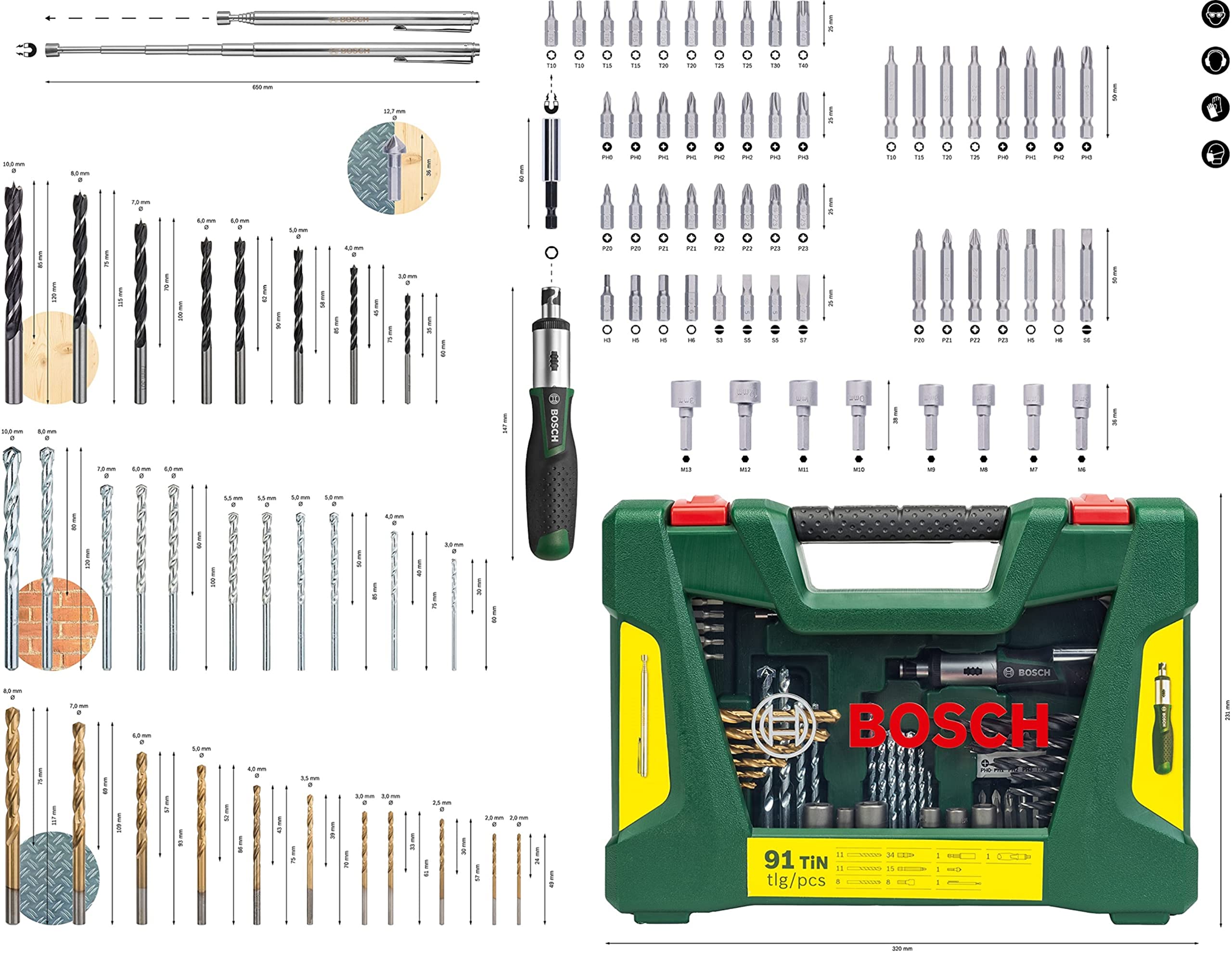 bosch-91-teiliges-titanium-bohrer-und-bit-set-v-line-f-r-holz-stein-und-metall-i image 3