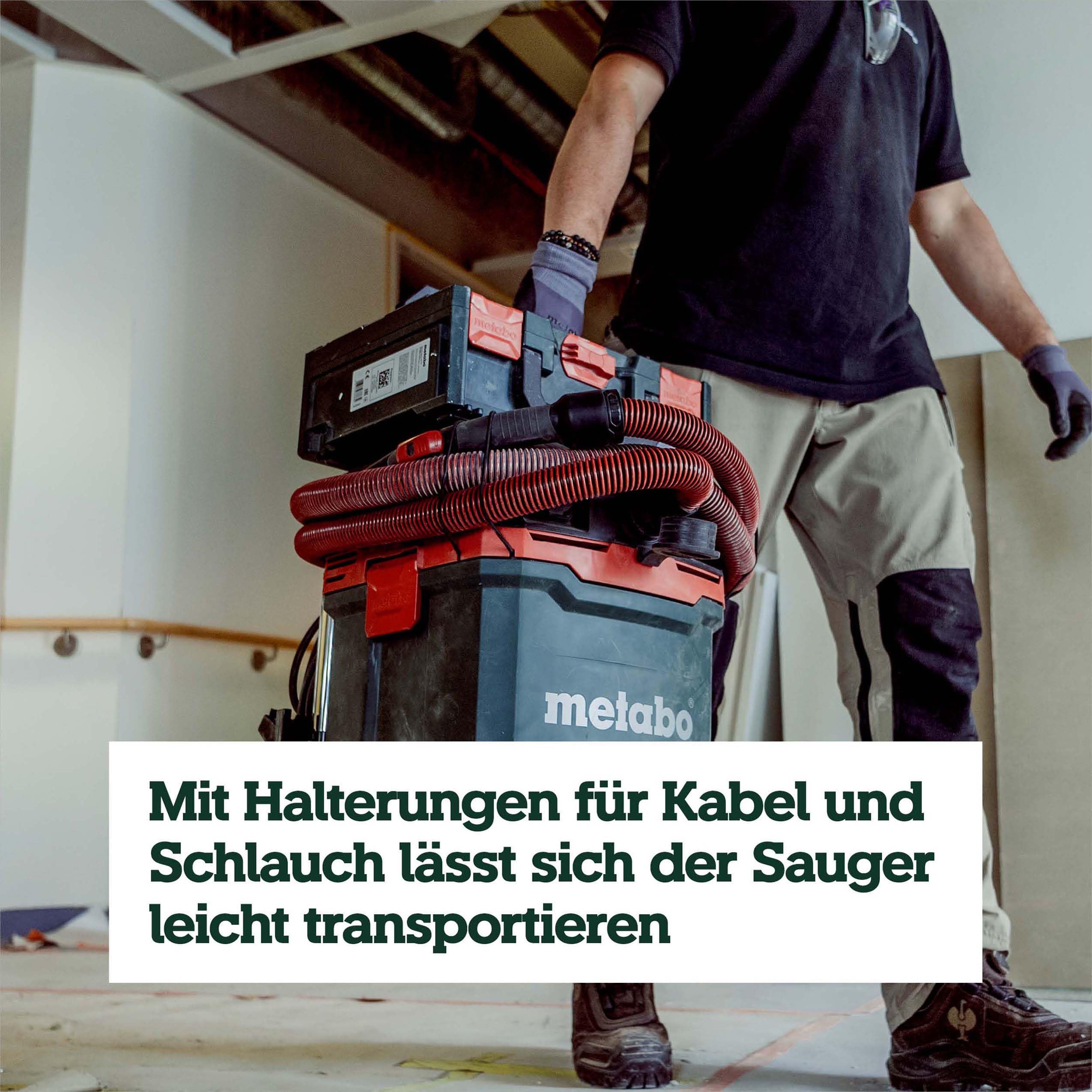 metabo-asa-30-l-pc-allessauger-nass-trockensauger-staubklasse-l-1200-w-pressclea image 8