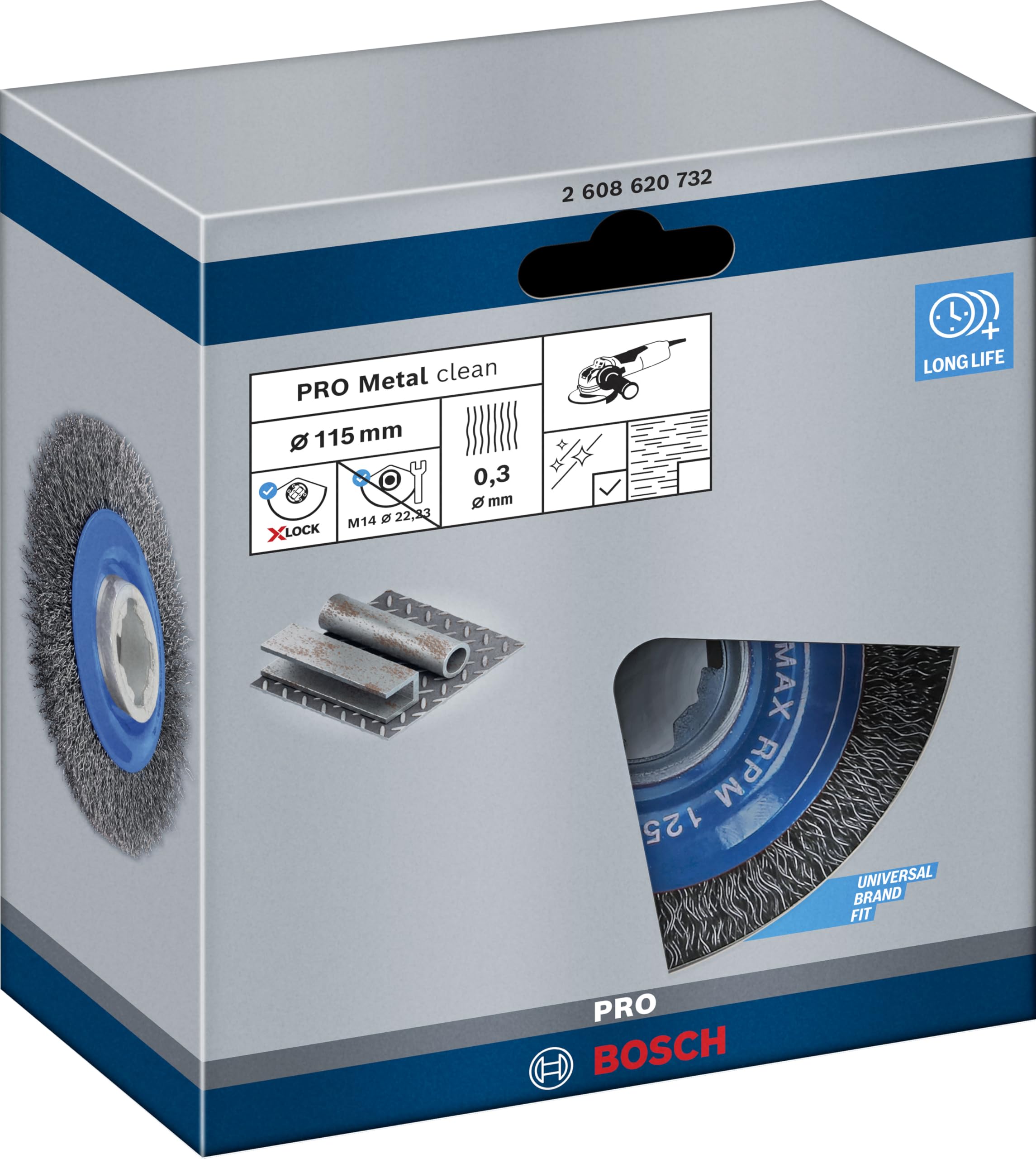 bosch-professional-scheibenb-rste-clean-for-metal-gewellter-draht-x-lock-115-mm- image 2